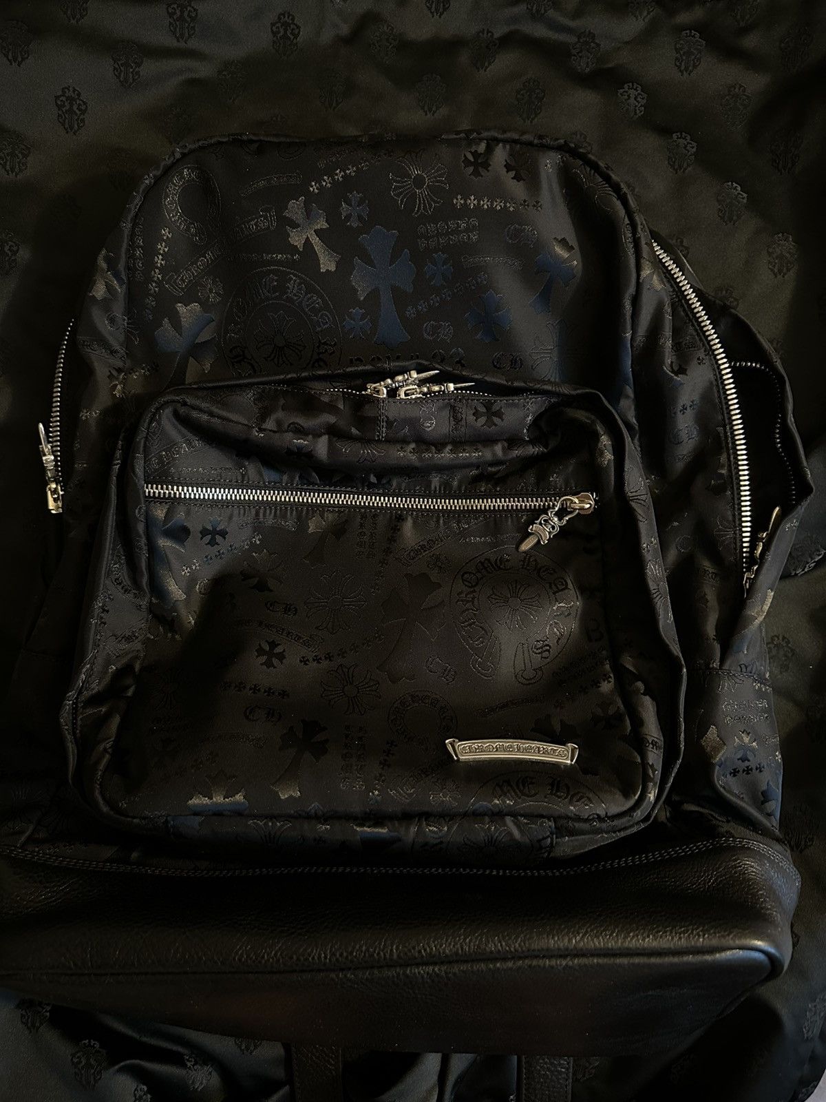 Chrome Hearts CHROME HEARTS STENCIL 7TH GRADE NYLON BACKPACK Size ONE SIZE - 1 Thumbnail