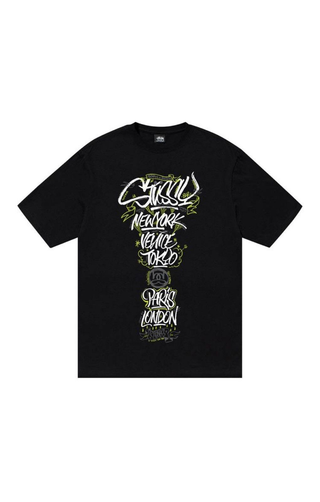 Stussy Born x Raised X Stussy Handstyles Tee | Grailed