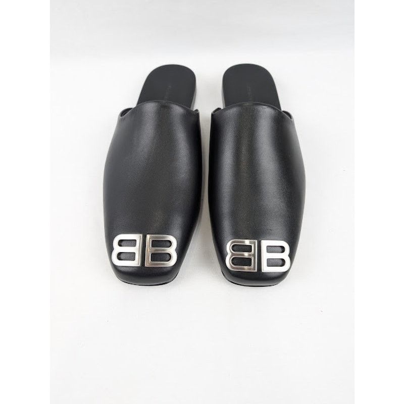 Balenciaga o1rshd1 Cozy New BB Mules in Black Size US 8 / EU 41 - 14 Thumbnail