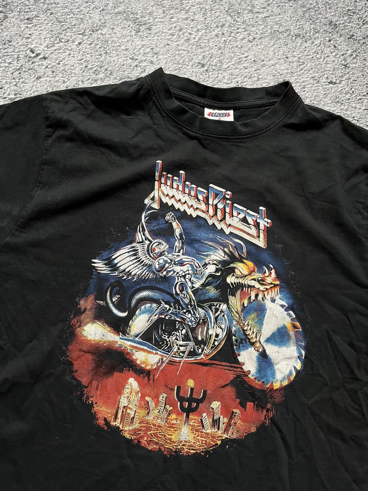Judas Priest Vintage Judas Priest Painkiller World Tour 1990 Size US XL / EU 56 / 4 - 4 Thumbnail
