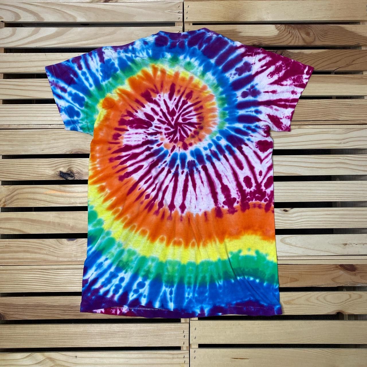 Hanes True Vintage Hanes Tie-Dye Boho Hippie Tee Size Medium Size US M / EU 48-50 / 2 - 2 Thumbnail