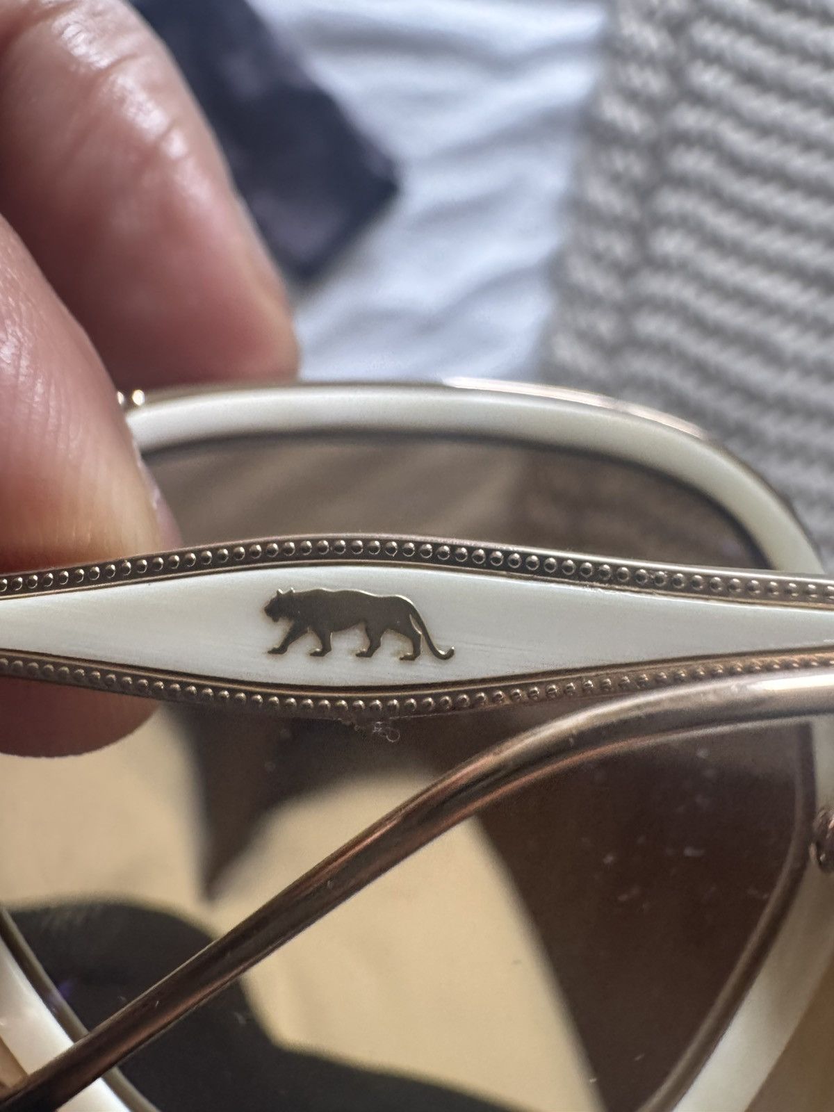 Other Sabyasachi x Morgenthal Frederics The Tolly Horn Sunglasses Size ONE SIZE - 10 Thumbnail
