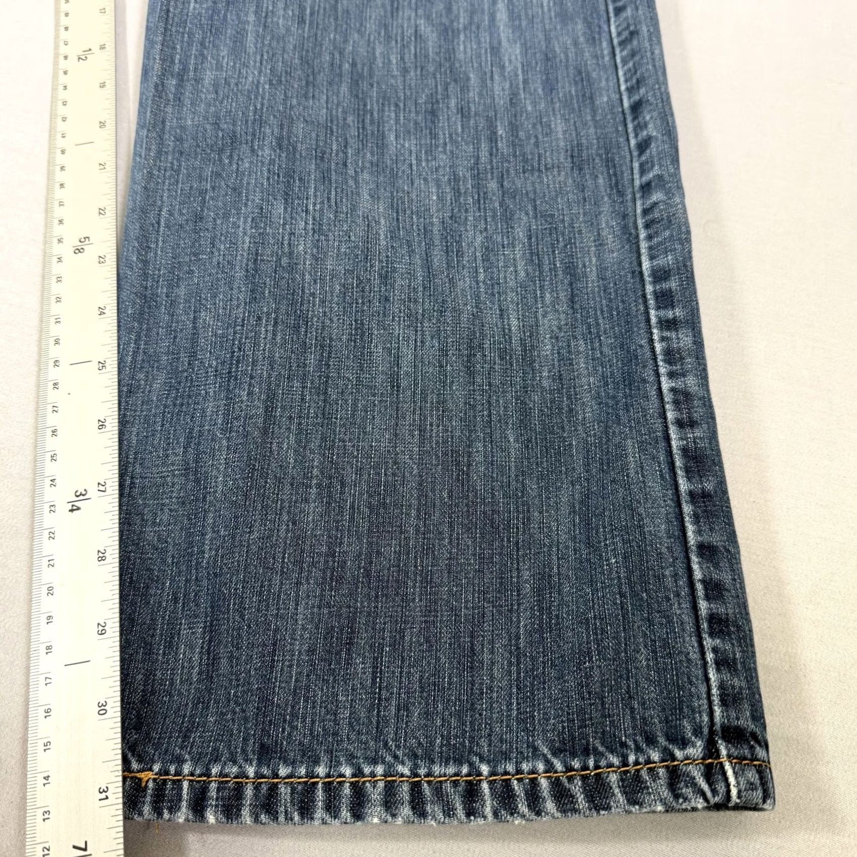 Levi's Levi's 569 Jeans Mens 36x32 Blue Loose Straight Baggy Denim Pants Western 90s Grunge Vintage No Size US 36 / EU 52 - 4 Thumbnail