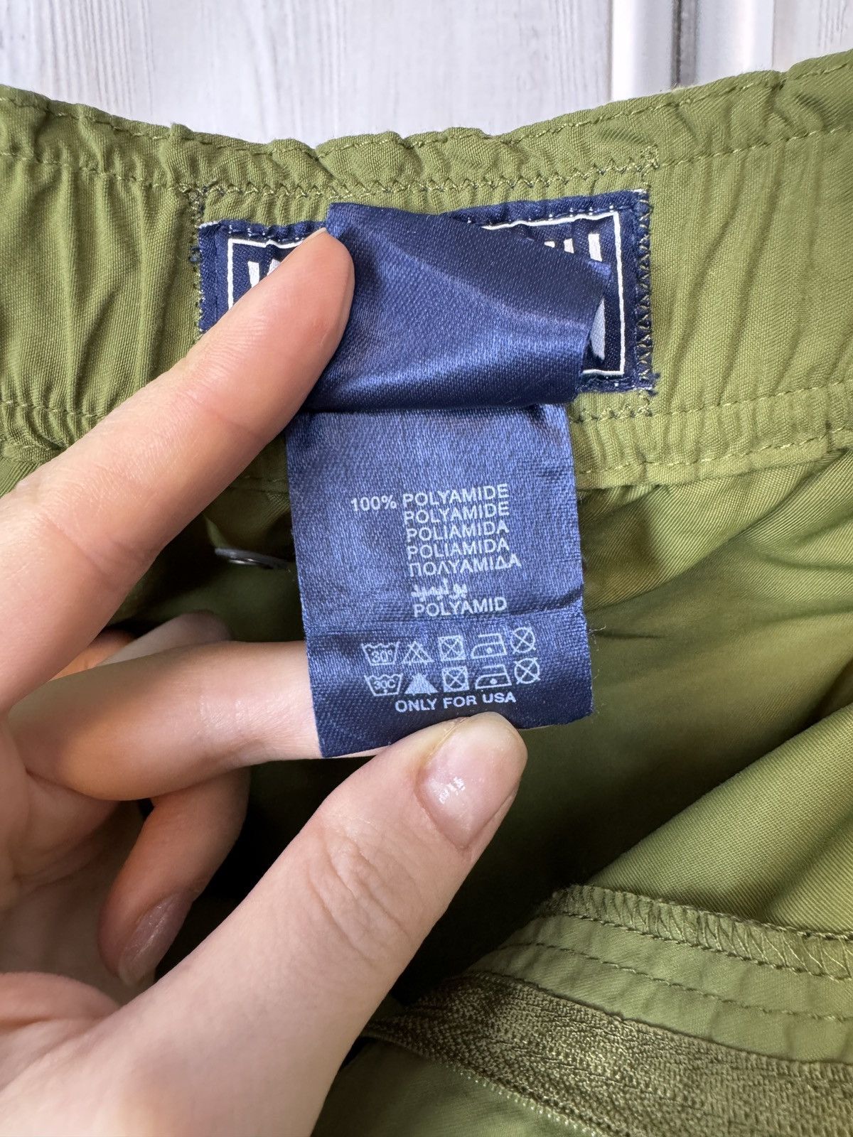 Vilebrequin Vilebrequin khaki green classic nylon shorts Size US 37 - 13 Thumbnail