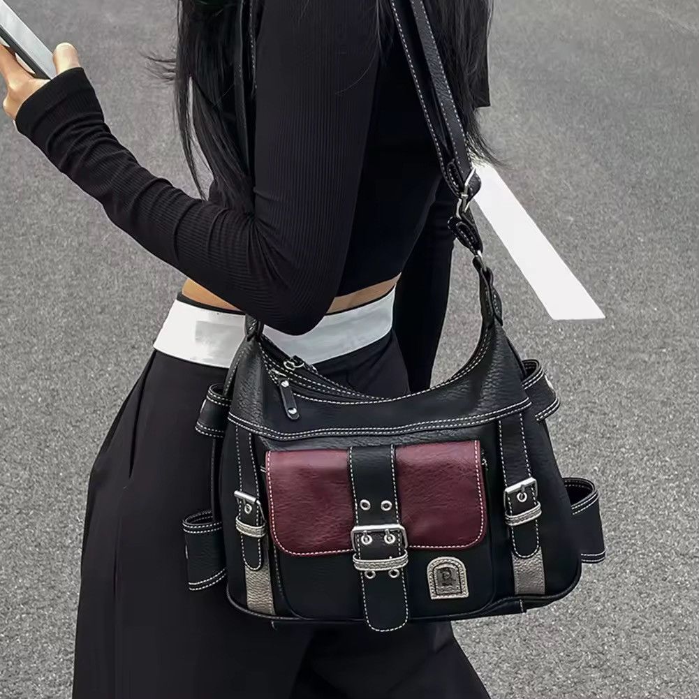 Vintage Y2k Retro Vintage PU Leather Shoulder Crossbody Bag Size ONE SIZE - 1 Thumbnail