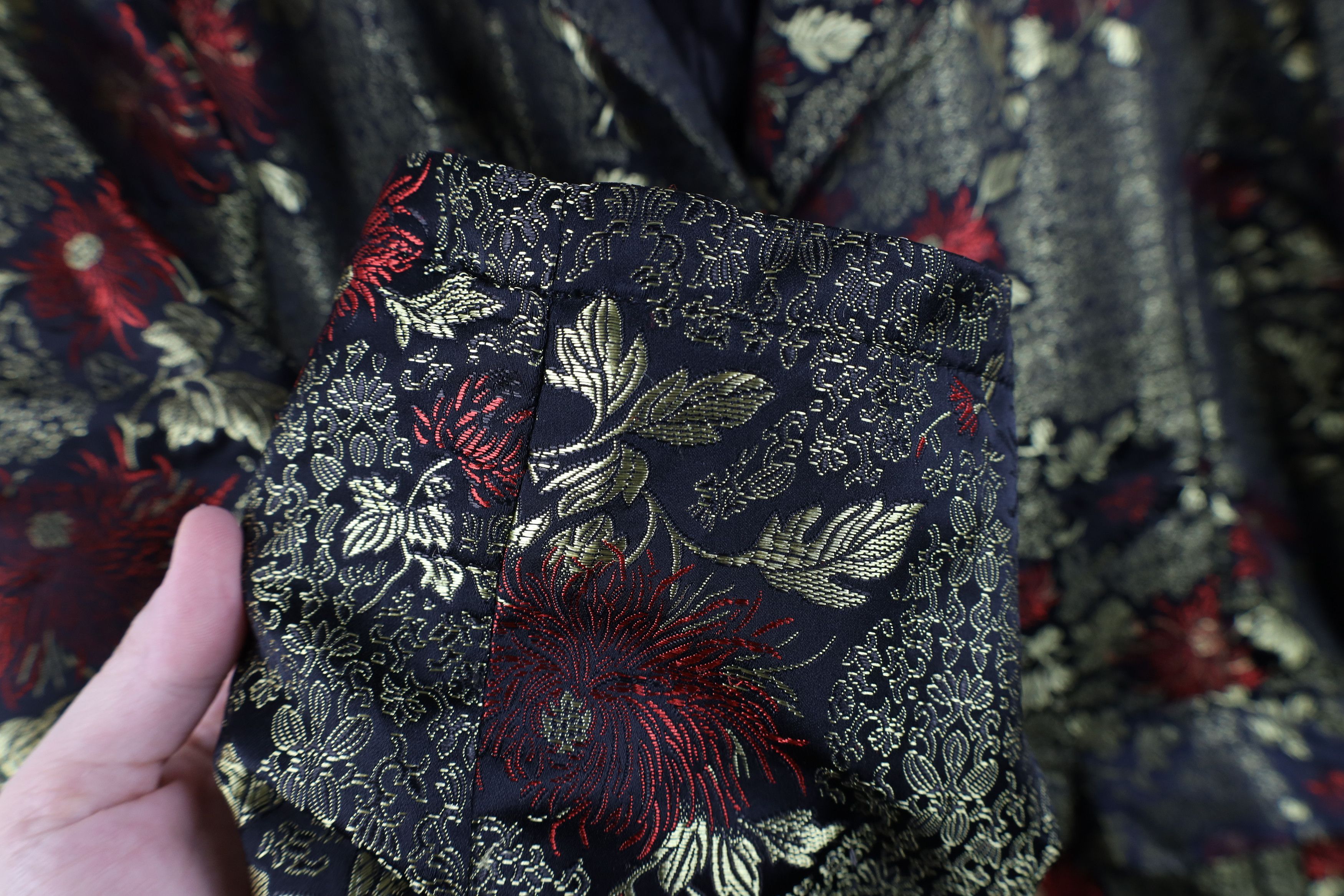 Vintage Vintage 90s Streetwear Flower Kimono Blazer Suit Jacket Size XL / US 12-14 / IT 48-50 - 5 Thumbnail
