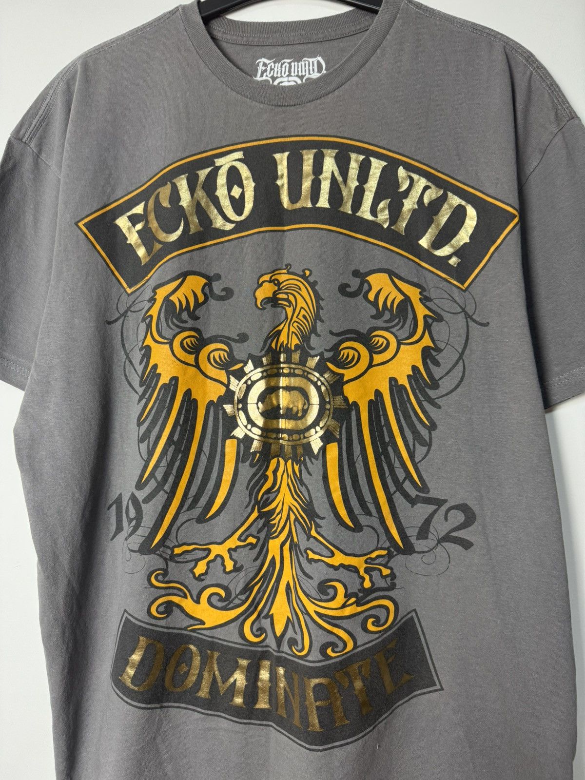 Ecko Unltd. Rare Ecko Unlimited Dominant Eagle Graphic Tee Vintage 00s Size US XL / EU 56 / 4 - 4 Thumbnail