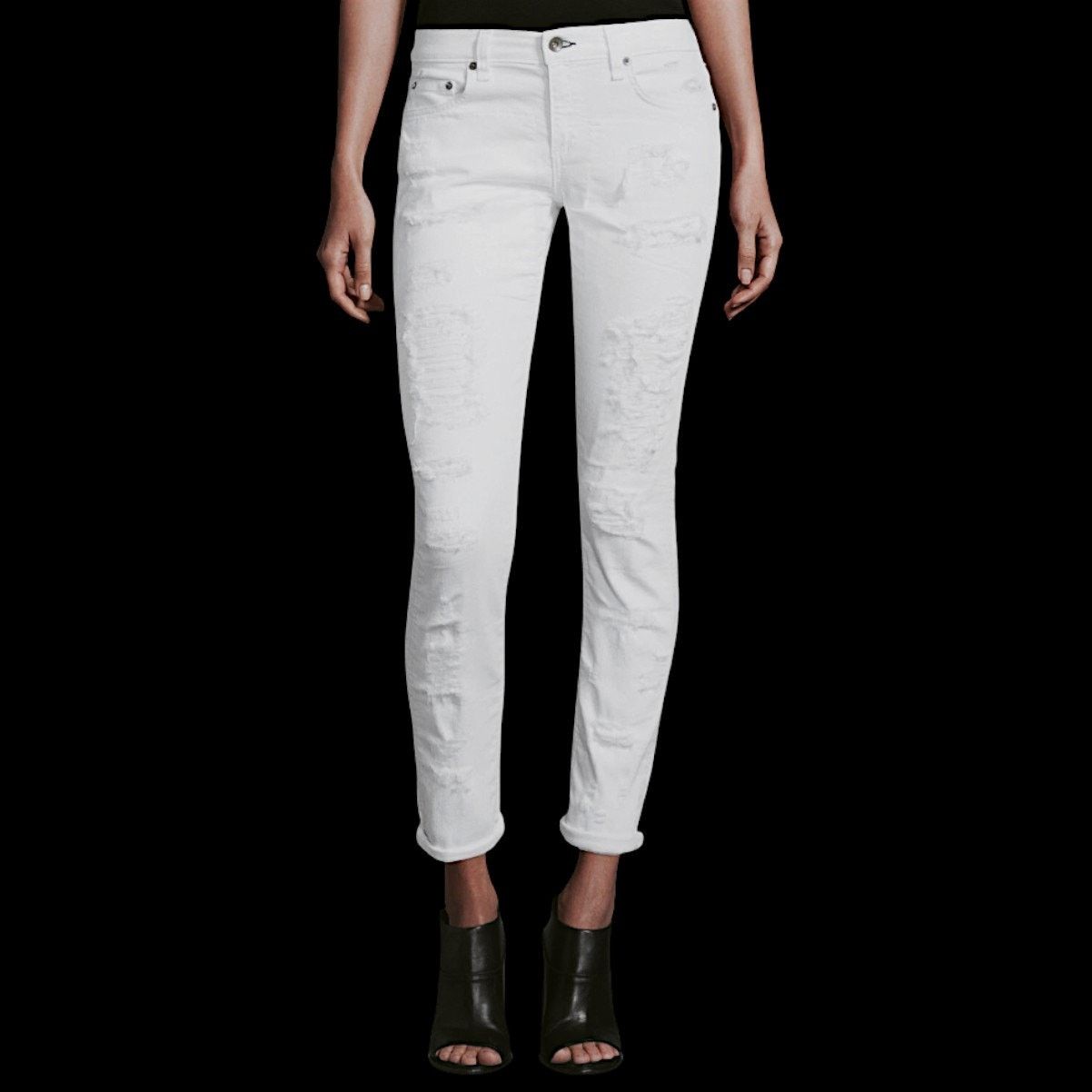 Rag & Bone Rag & Bone White Jeans | Size 26 Size 26" / US 2 / IT 38 - 5 Thumbnail