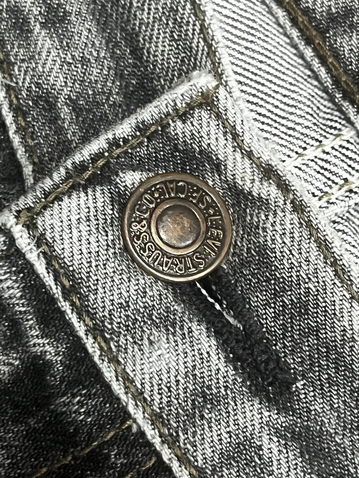 Levi's Vintage Levi’s 503 Black Faded Washed Loose Leg Jeans Size US 36 / EU 52 - 5 Thumbnail