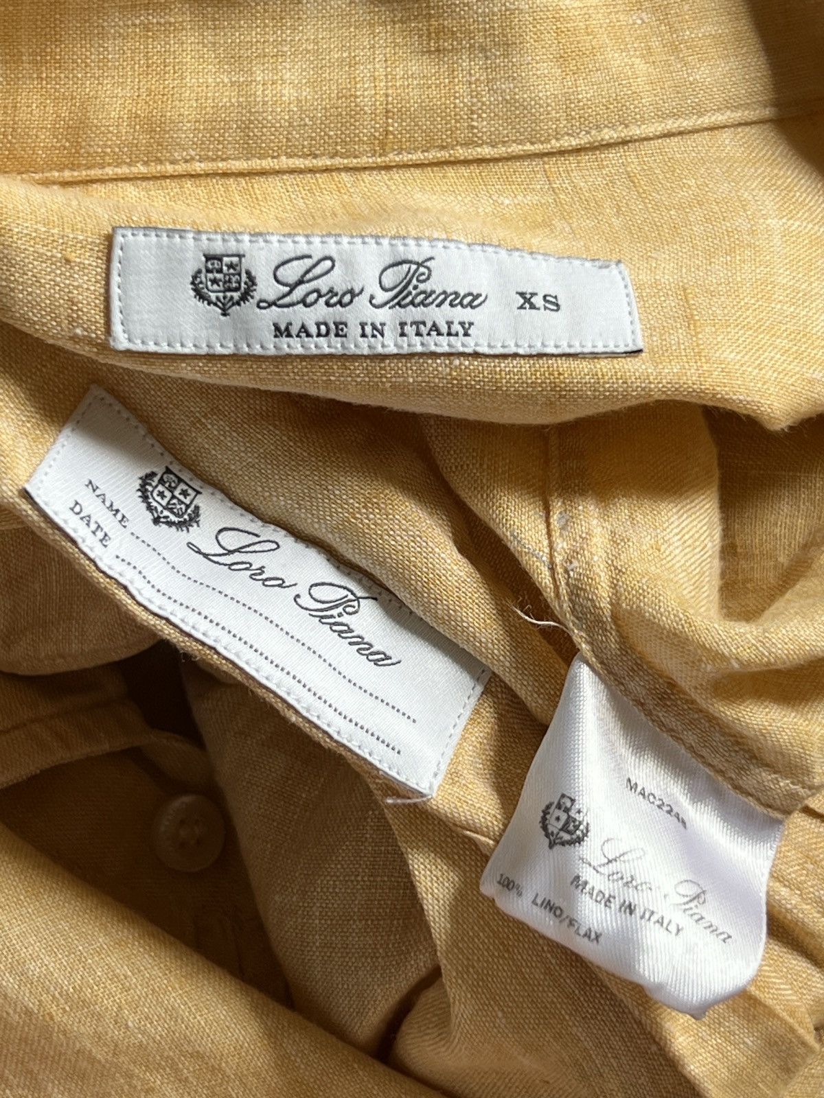 Loro Piana Loro Piana Andre linen shirt Size US S / EU 44-46 / 1 - 10 Thumbnail