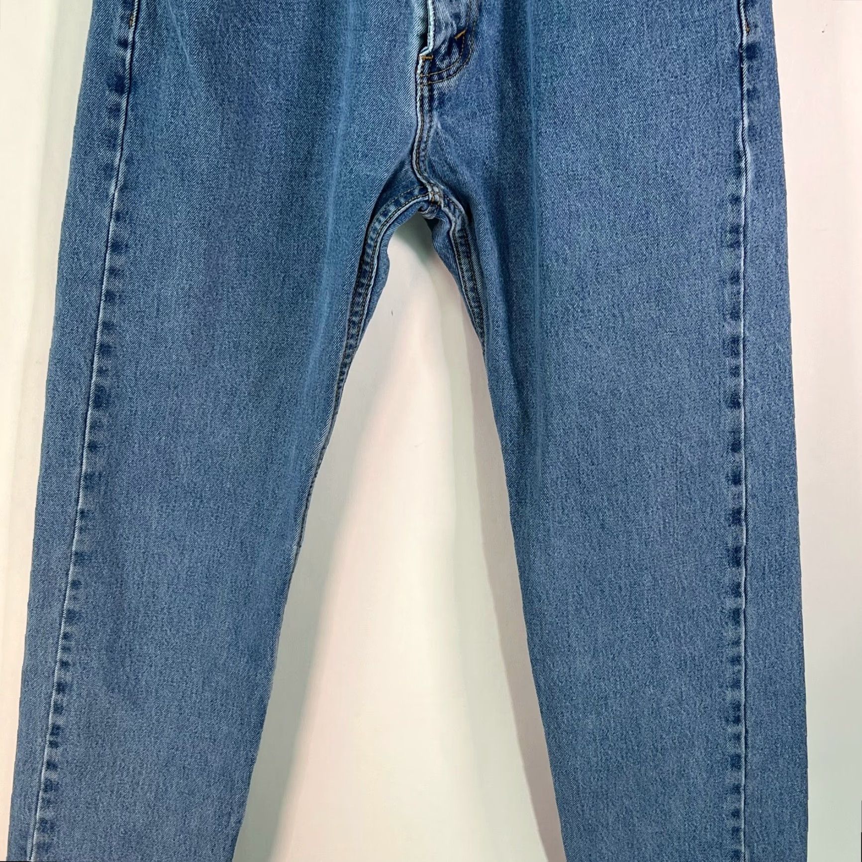 Levi's Levi's Levi Strauss & Co. 505 Jeans Mens 34x30 Blue Denim Straight Leg 5-Pocket Regular Fit Size 34 X 30 Mens Blues Jeans 505 Model 505 Classic Size US 34 / EU 50 - 5 Thumbnail