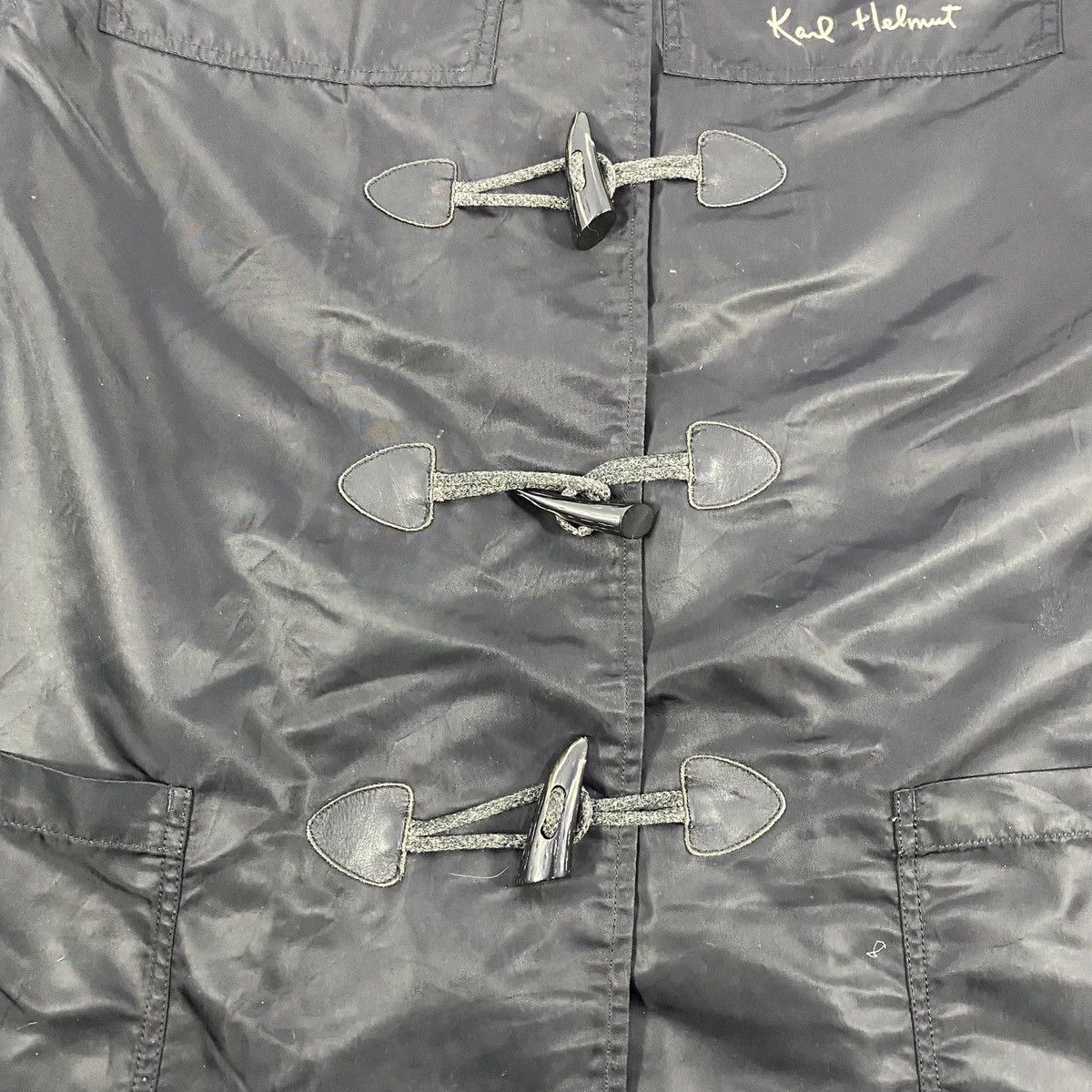 Japanese Brand × Karl Helmut × Pink House Karl Helmut Embroiderry Raincoat Parka Jacket Size US XL / EU 56 / 4 - 10 Thumbnail