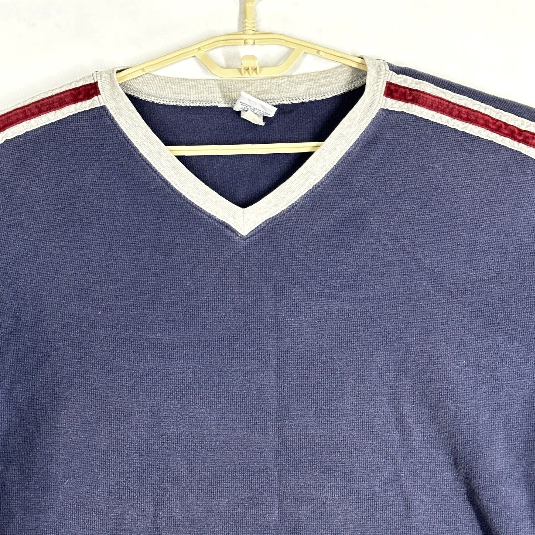 Old Navy Y2K Vintage Old Navy T-Shirt Men 2XL Blue V-Neck Short Sleeve 100% Cotton Shirt Size US XXL / EU 58 / 5 - 3 Thumbnail