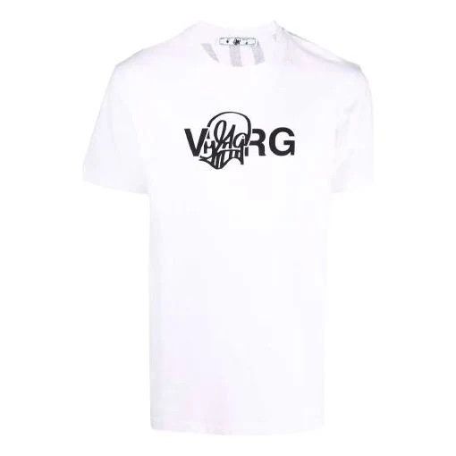 Off-White o1gr1nt0325 Katsu S/S Slim T-Shirt in White Size US XXS / EU 40 - 1 Thumbnail