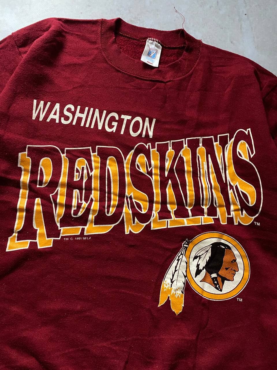 NFL × Vintage 1991 Washington Redskins NFL Vintage Sweatshirt Size US M / EU 48-50 / 2 - 3 Thumbnail