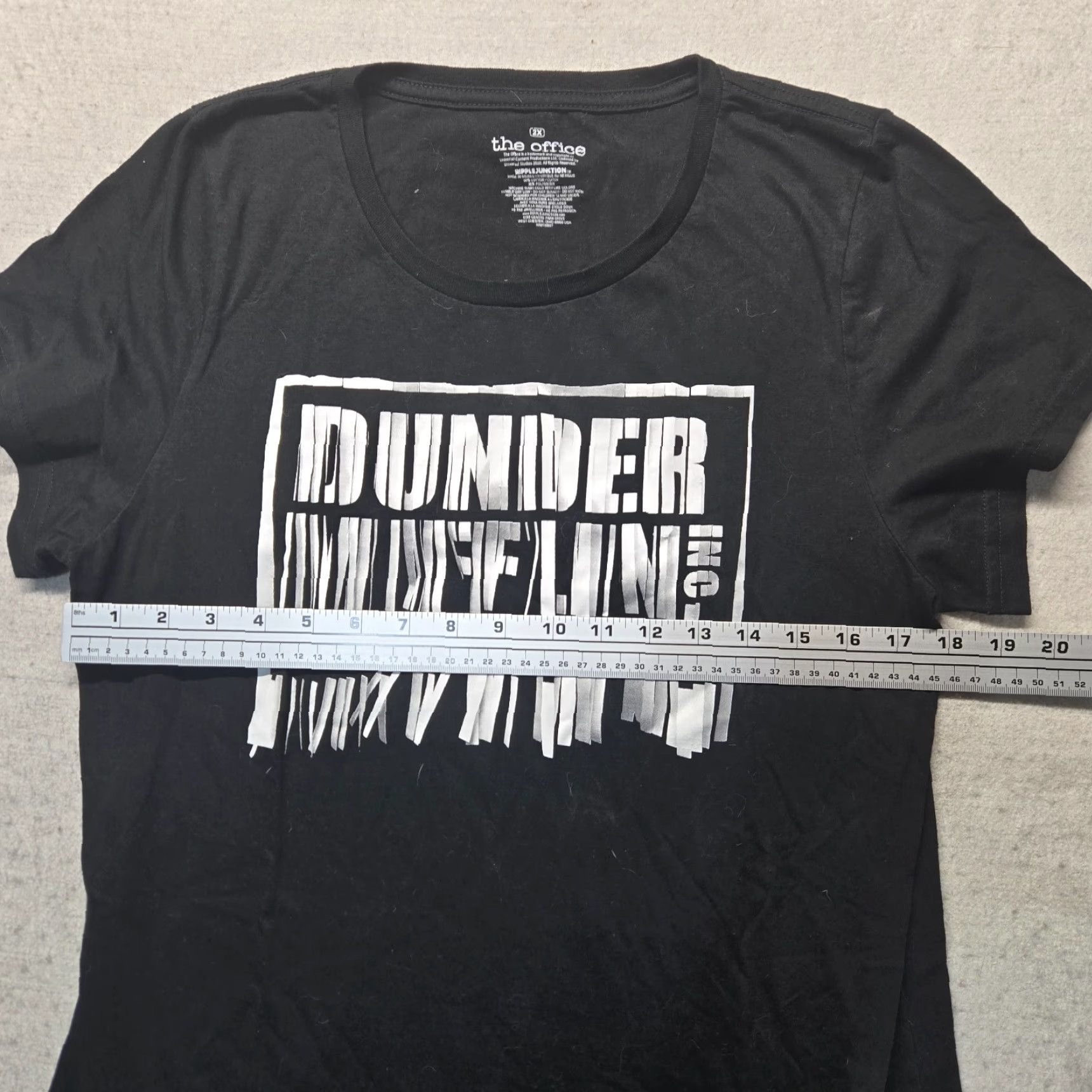 Vintage VINTAGE The Office Shirt Unisex Adults L Black Dunder Mifflin Inc Paper Company Tee T-Shirt Mens Size US L / EU 52-54 / 3 - 4 Thumbnail
