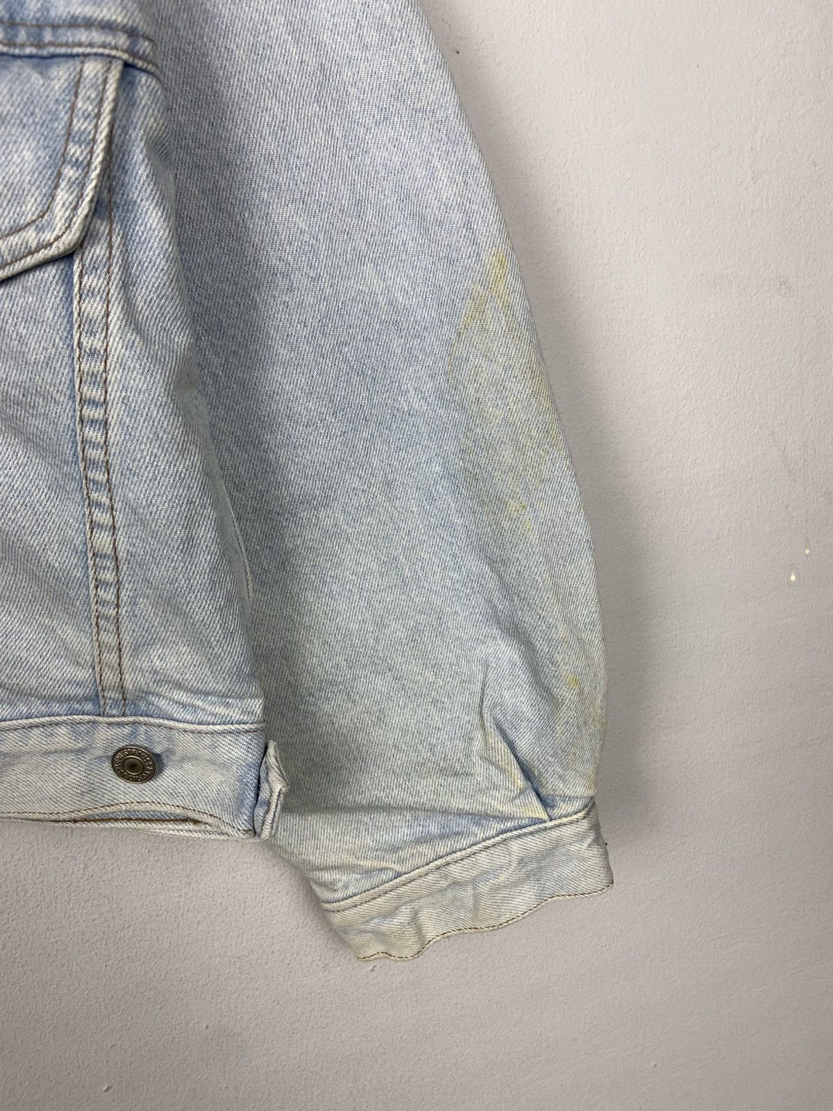 Levi's Vintage Clothing VINTAGE 80s LEVIS ALASKA WASHSTONE KING OF RIVER DENIM Size US L / EU 52-54 / 3 - 3 Thumbnail