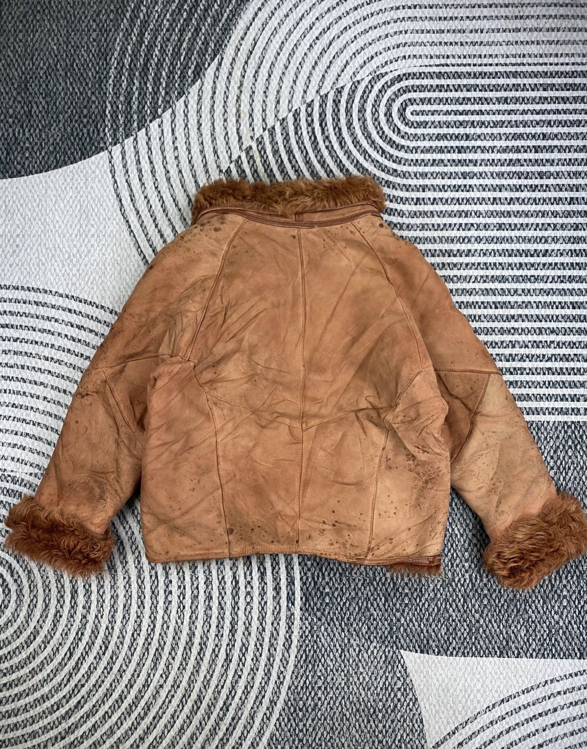 Pierre Balmain Vintage Pierre Balmain Curly Fur Lining Leather Suede Jacket Size M / US 6-8 / IT 42-44 - 2 Thumbnail