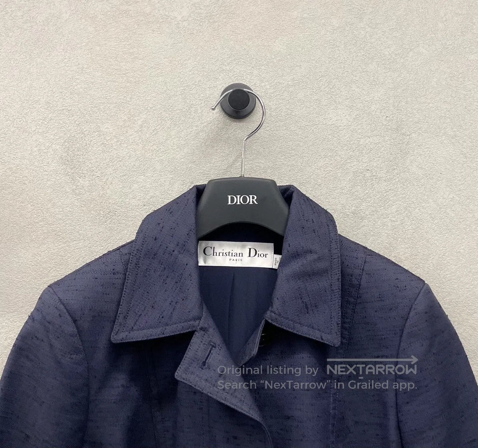 Dior Dior Navy Lapel Waistcoat Coat. Size XXS / US 00 / IT 34 - 4 Thumbnail