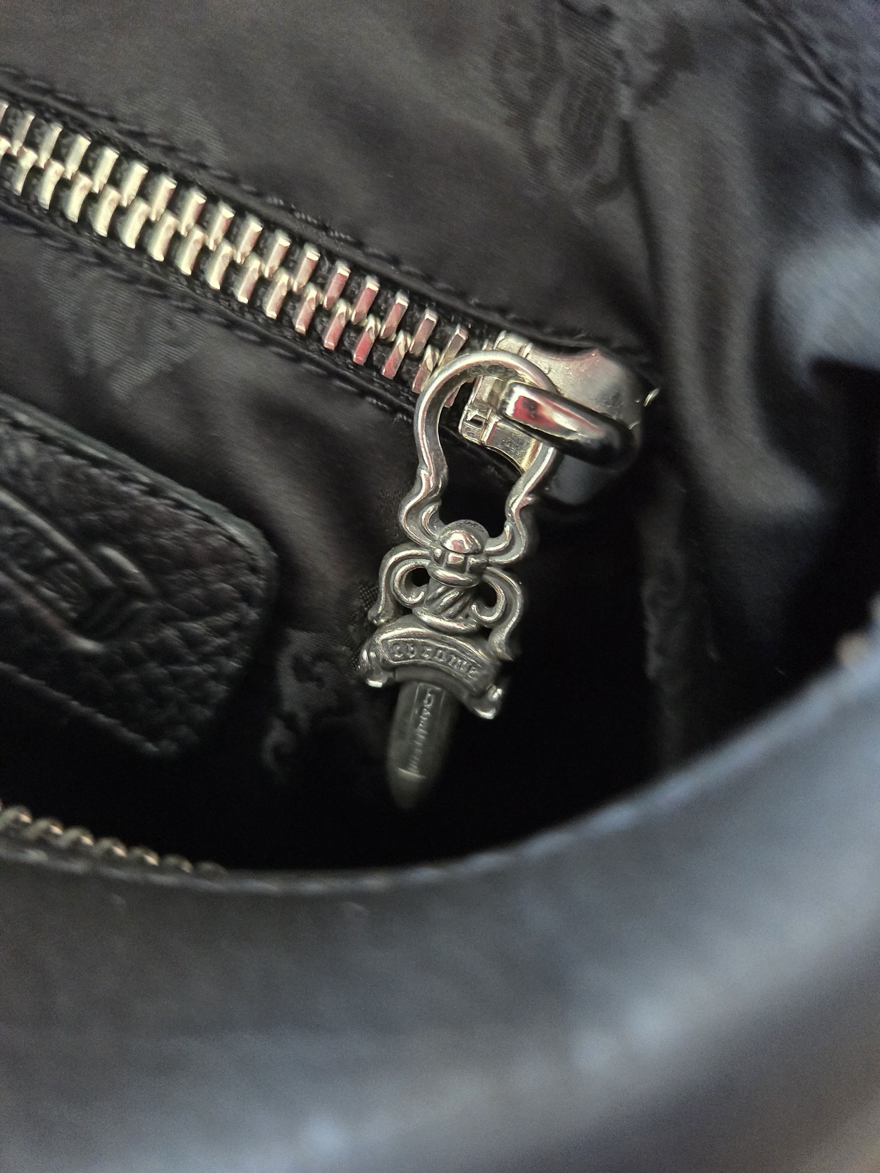 Chrome Hearts Chrome hearts chicken black leather nuggets bag Size ONE SIZE - 15 Thumbnail