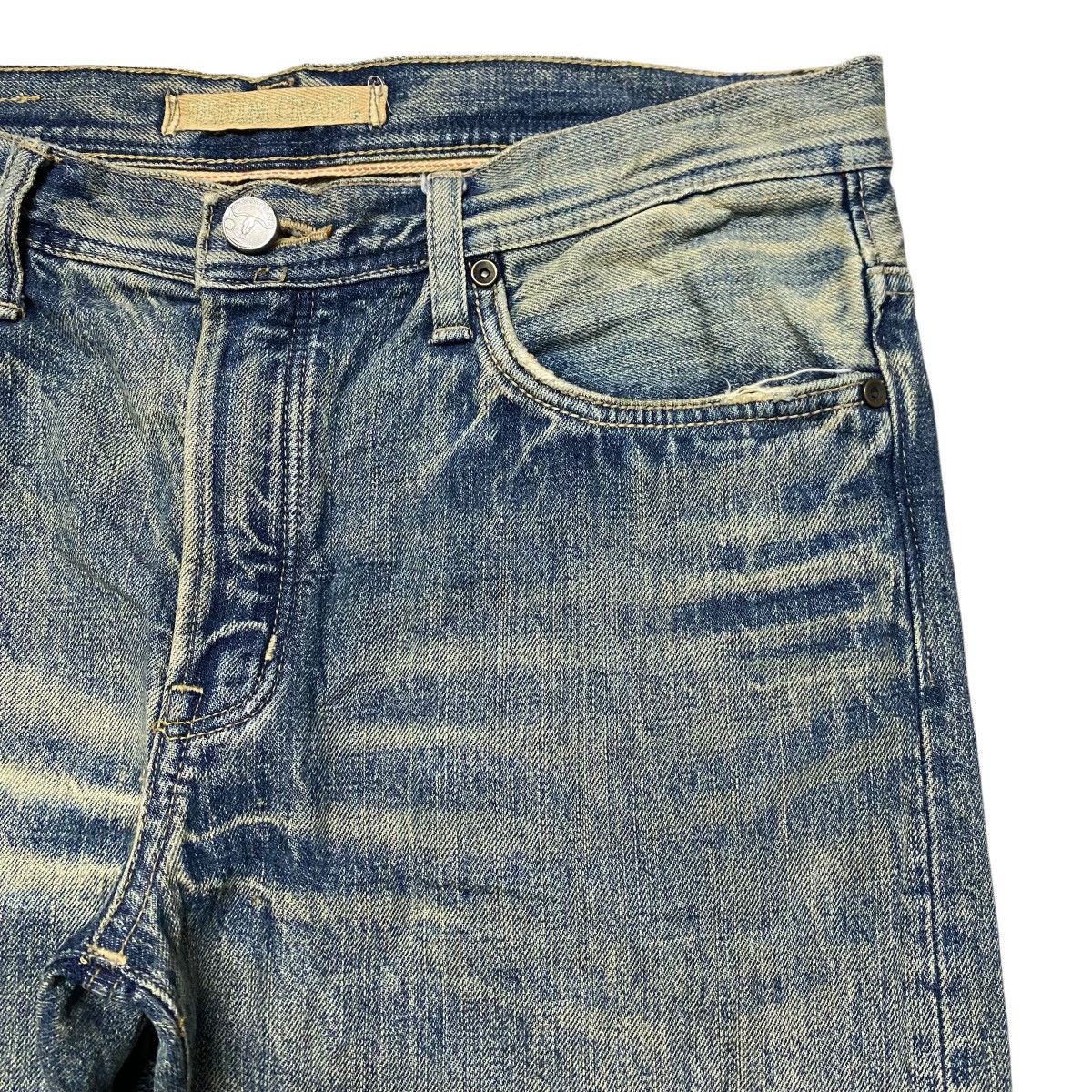 Japanese Brand DENIM CRAFT Denim Selvedge Jeans Mudwash Size US 34 / EU 50 - 5 Thumbnail