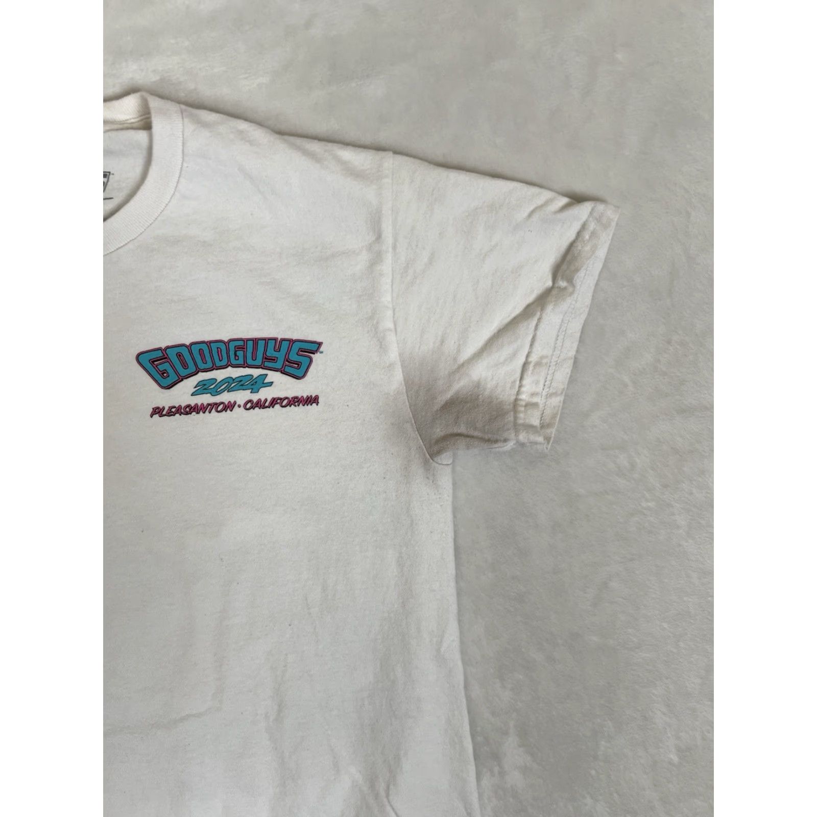 Vintage Goodguys T-Shirt Size Small Men White Short Sleeve Cars California 90s? (Note: avoid adding decade unless in data) Size US S / EU 44-46 / 1 - 4 Thumbnail