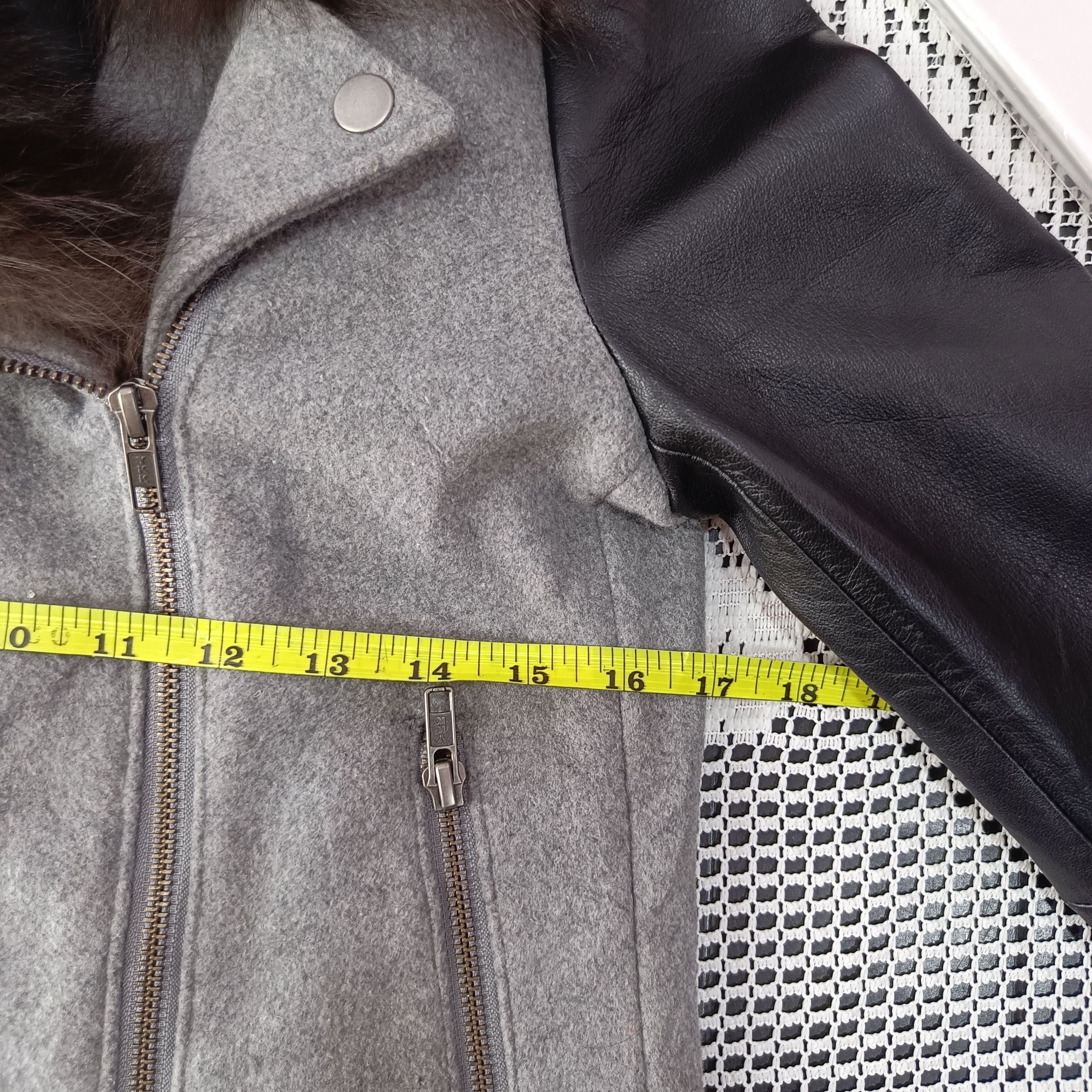Japanese Brand Barak Japan Fox Fur/Sheepskin Sleeve Jacket Size S / US 4 / IT 40 - 8 Thumbnail