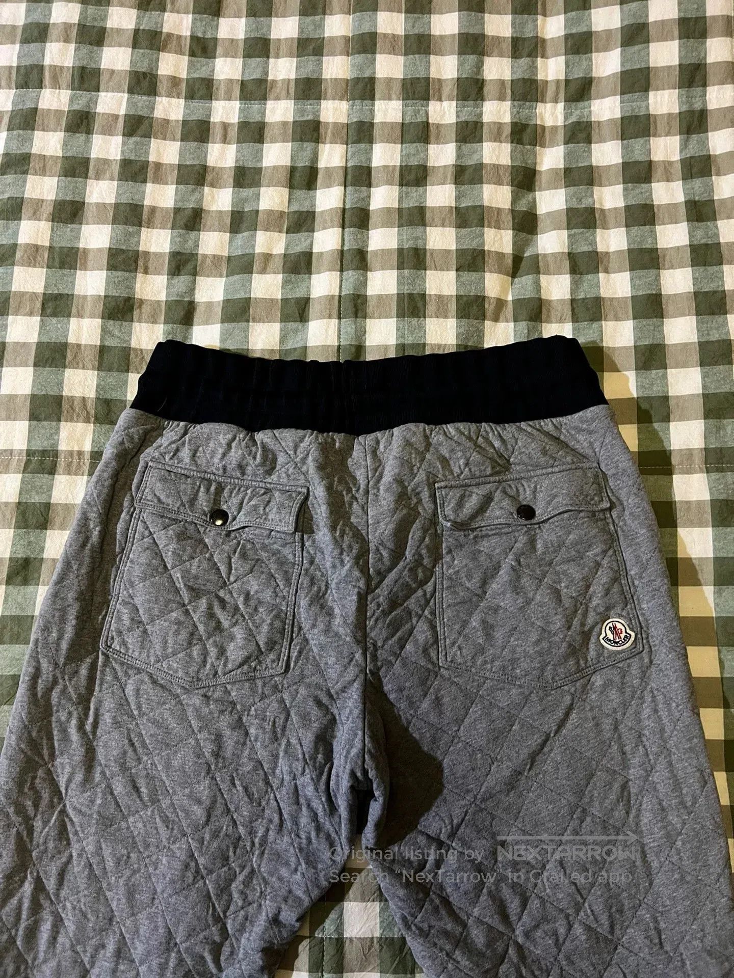 Moncler moncler quilted gray casual sports pants. Size US 44 / EU 60 - 5 Thumbnail
