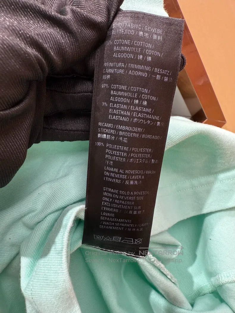 Balenciaga Balenciaga Mint green front and back embroidered logo shor Size US L / EU 52-54 / 3 - 7 Thumbnail