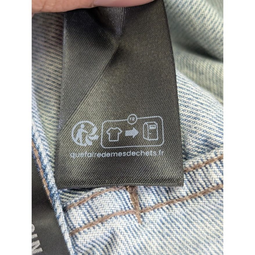Balenciaga o1rshd1 Organic Japanese Twill Baggy Pants in Dirty Blue Size US 32 / EU 48 - 15 Thumbnail
