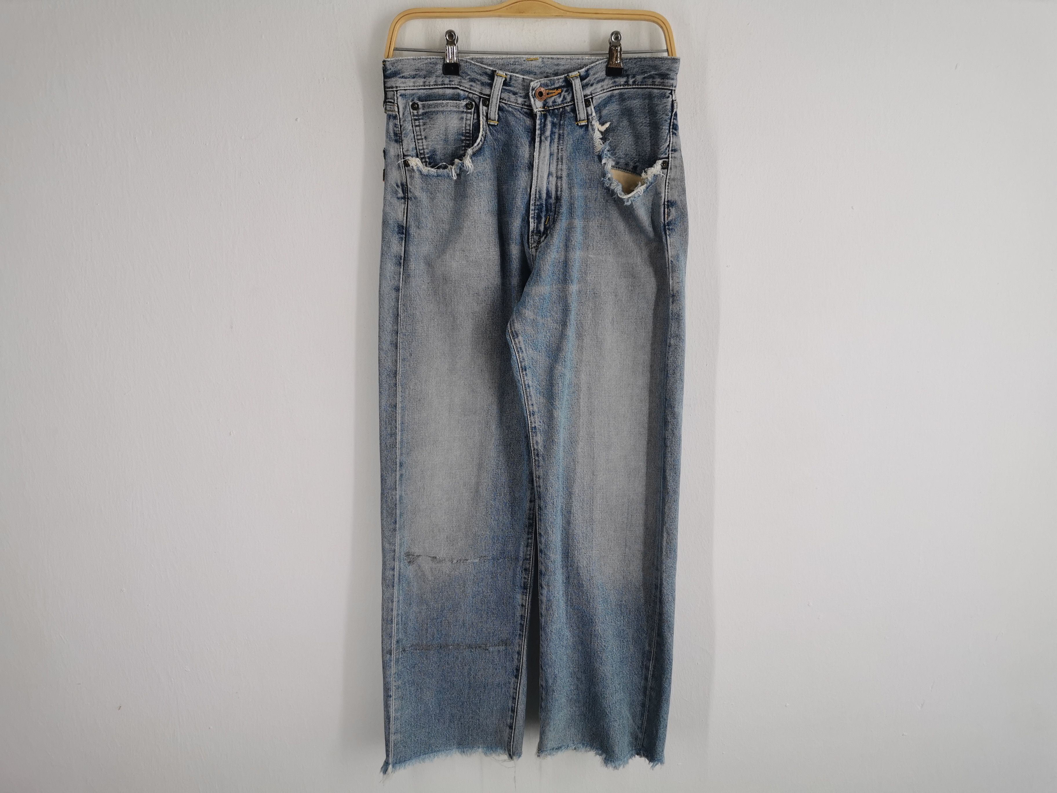 Edwin Distressed Edwin Lot 505X Selvedge Denim Made In Japan Size US 26 / EU 42 - 2 Thumbnail