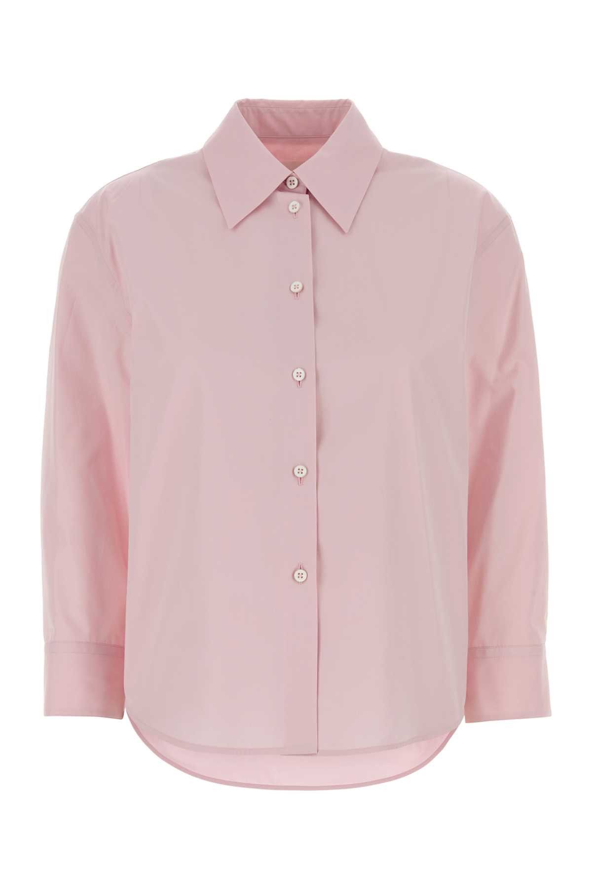 Jil Sander Pastel Pink Poplin Shirt Size XS / US 0-2 / IT 36-38 - 1 Thumbnail