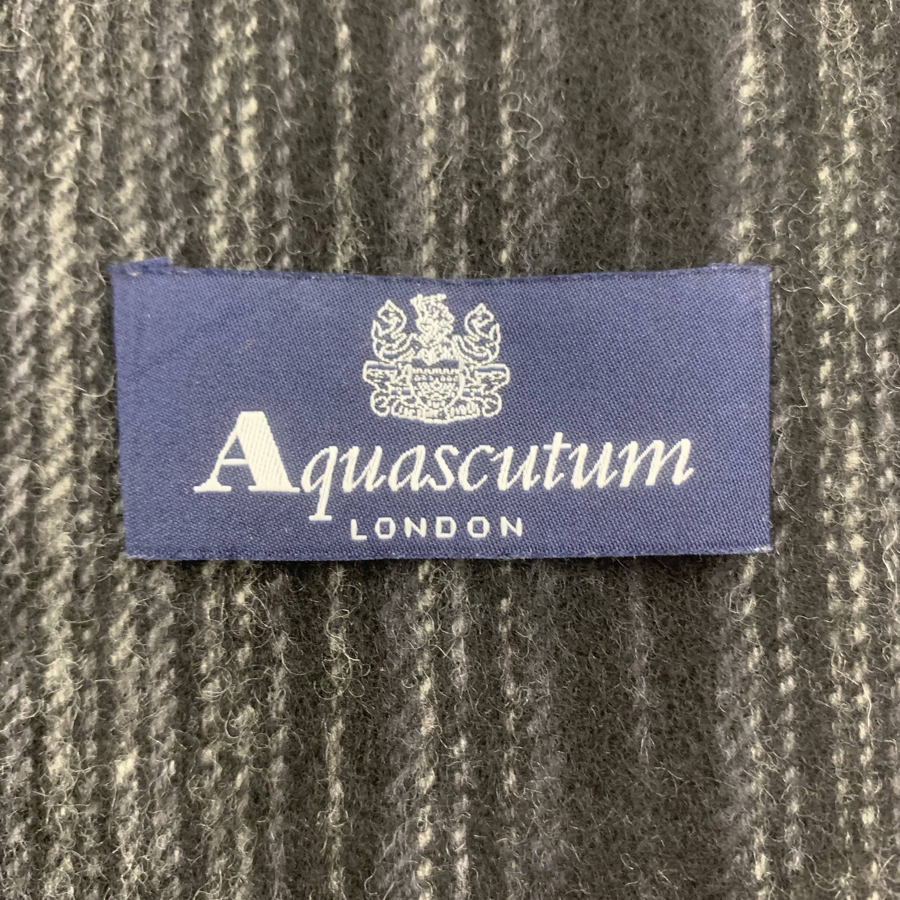 Aquascutum Aquascutum Scarf Wool Muffler Neck Wrap BL9251 Size ONE SIZE - 5 Thumbnail