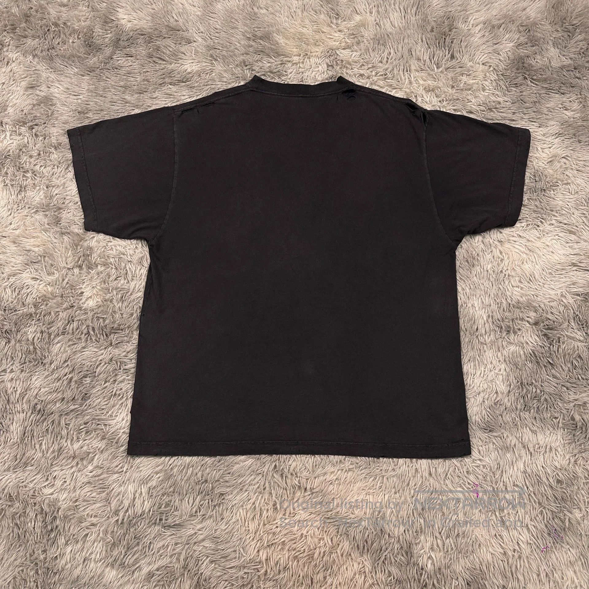 Balenciaga balenciaga fashion designer distressed short sleeve t. Size US M / EU 48-50 / 2 - 6 Thumbnail