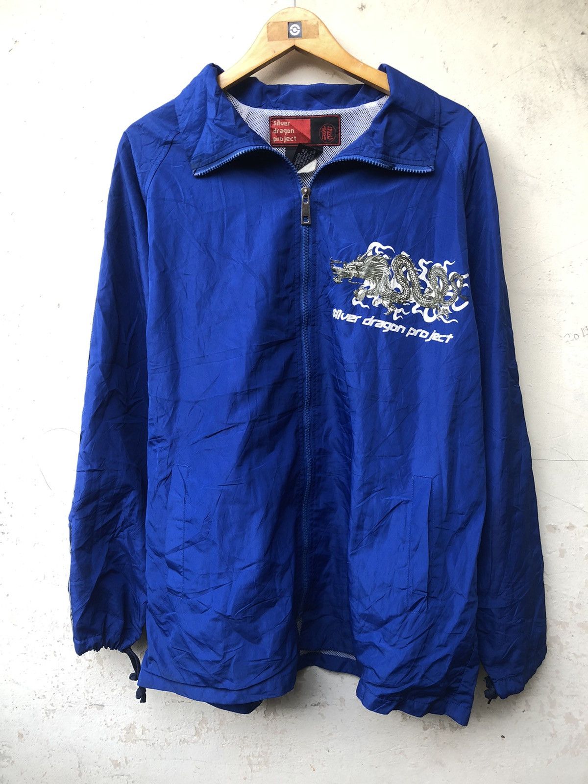20471120 × If Six Was Nine × Japanese Brand Rare item Silver Dragon Project Big Logo Light Jacket Size US L / EU 52-54 / 3 - 1 Thumbnail