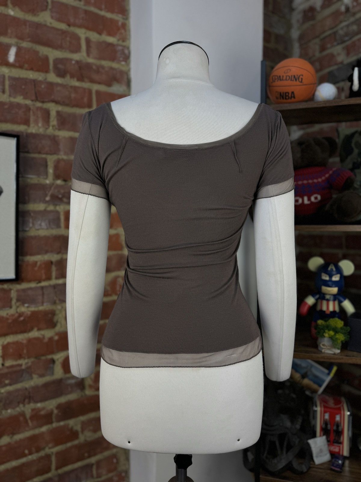 Designer × Dior × Vintage CHRISTIAN DIOR Boutique John Galliano Vintage Top T-Shirt Size M / US 6-8 / IT 42-44 - 6 Thumbnail