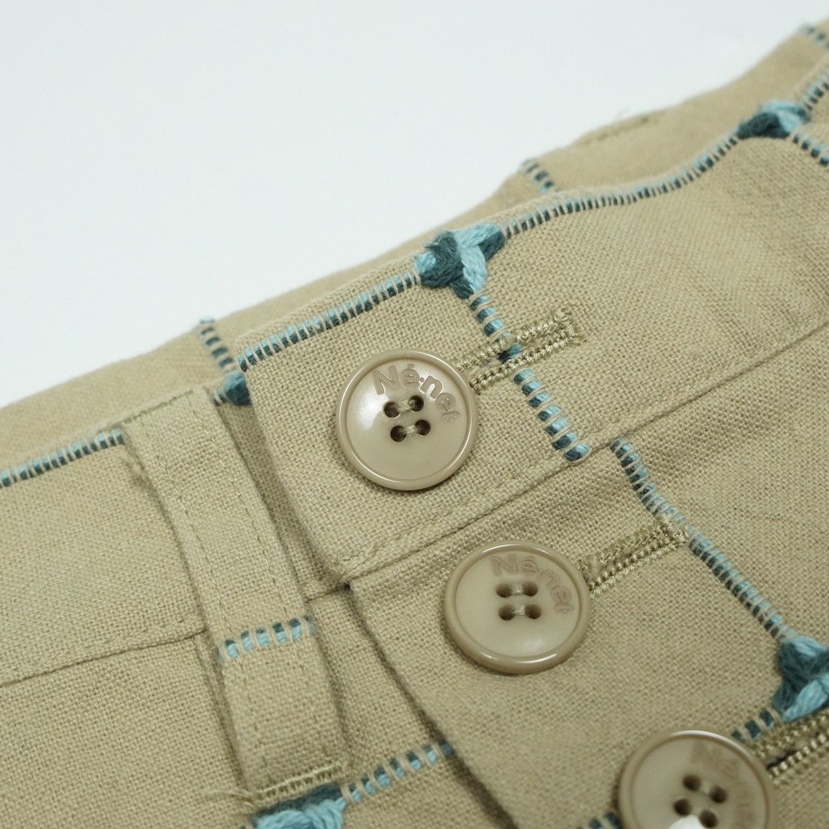 Issey Miyake *NoTariff Issey Miyake Ne-net Plaid Shorts Size 28" / US 6 / IT 42 - 4 Thumbnail