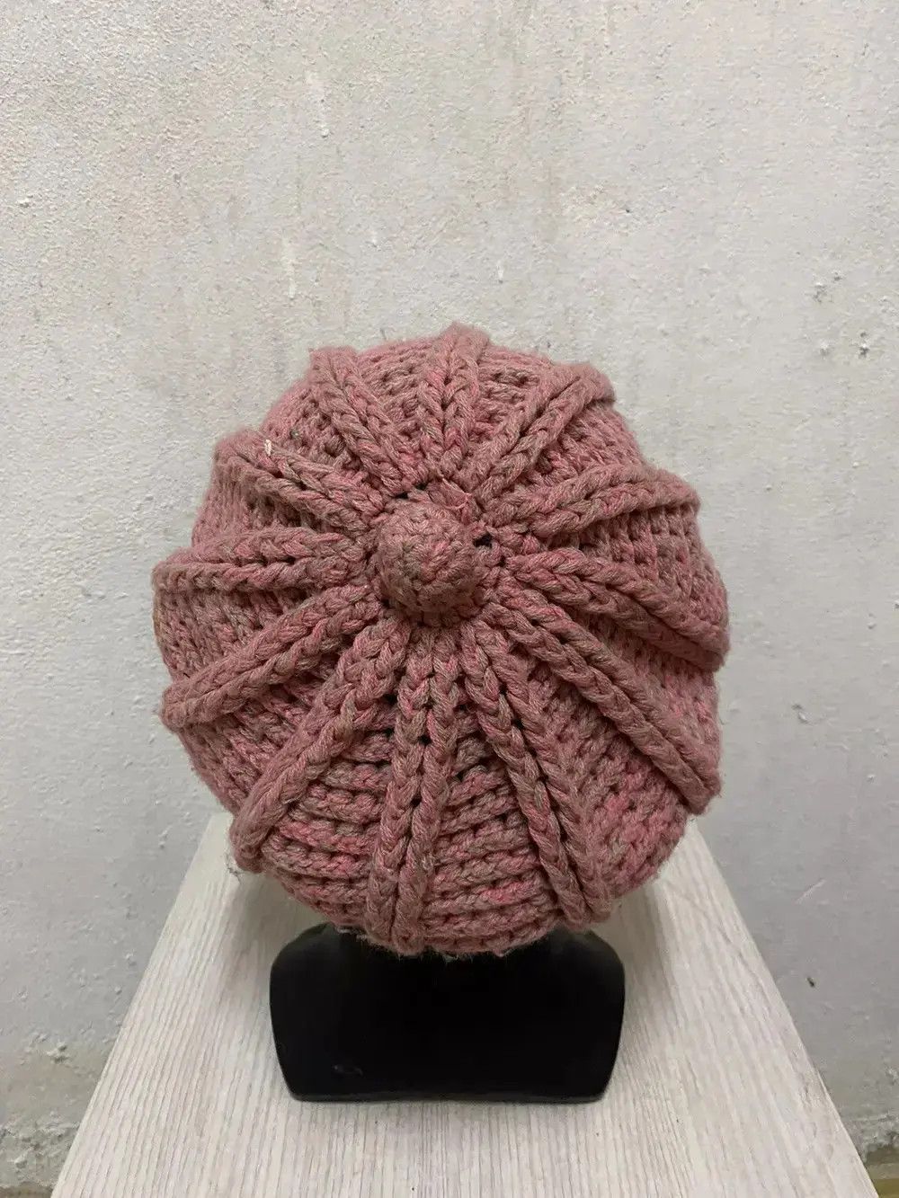 Japanese Brand Japanese Brand Crochet Visor Beanie Hat Size ONE SIZE - 4 Thumbnail