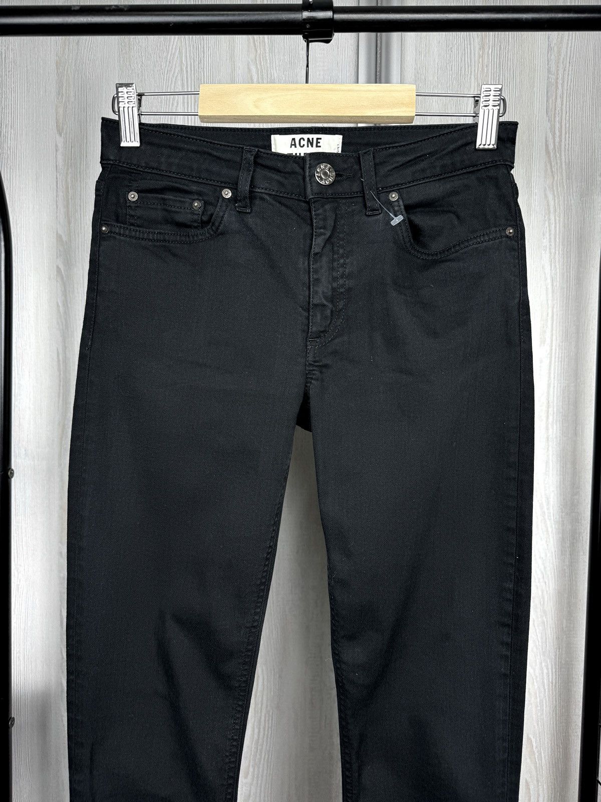 Acne Studios Acne Studios Skin 5 Lacey Black Ladies Skinny Jeans Size 27 Size 27" / US 4 / IT 40 - 3 Thumbnail