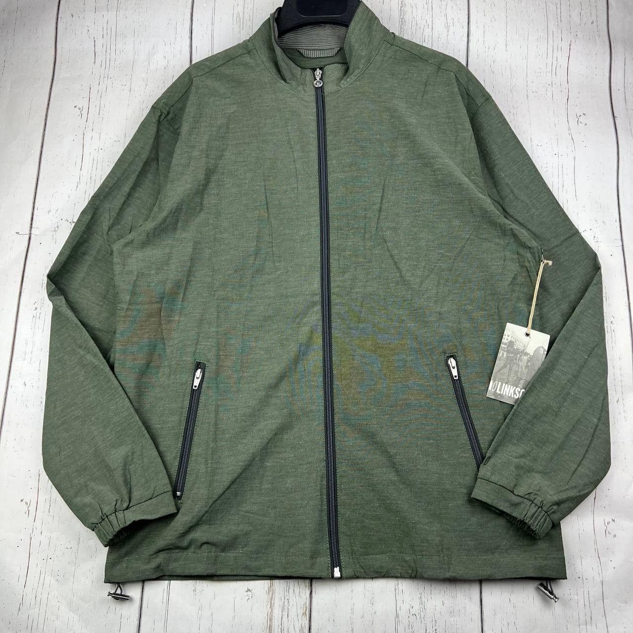 Other LinkSoul Golf Medium Full Zipped Jacket Green Men New Size US M / EU 48-50 / 2 - 1 Thumbnail