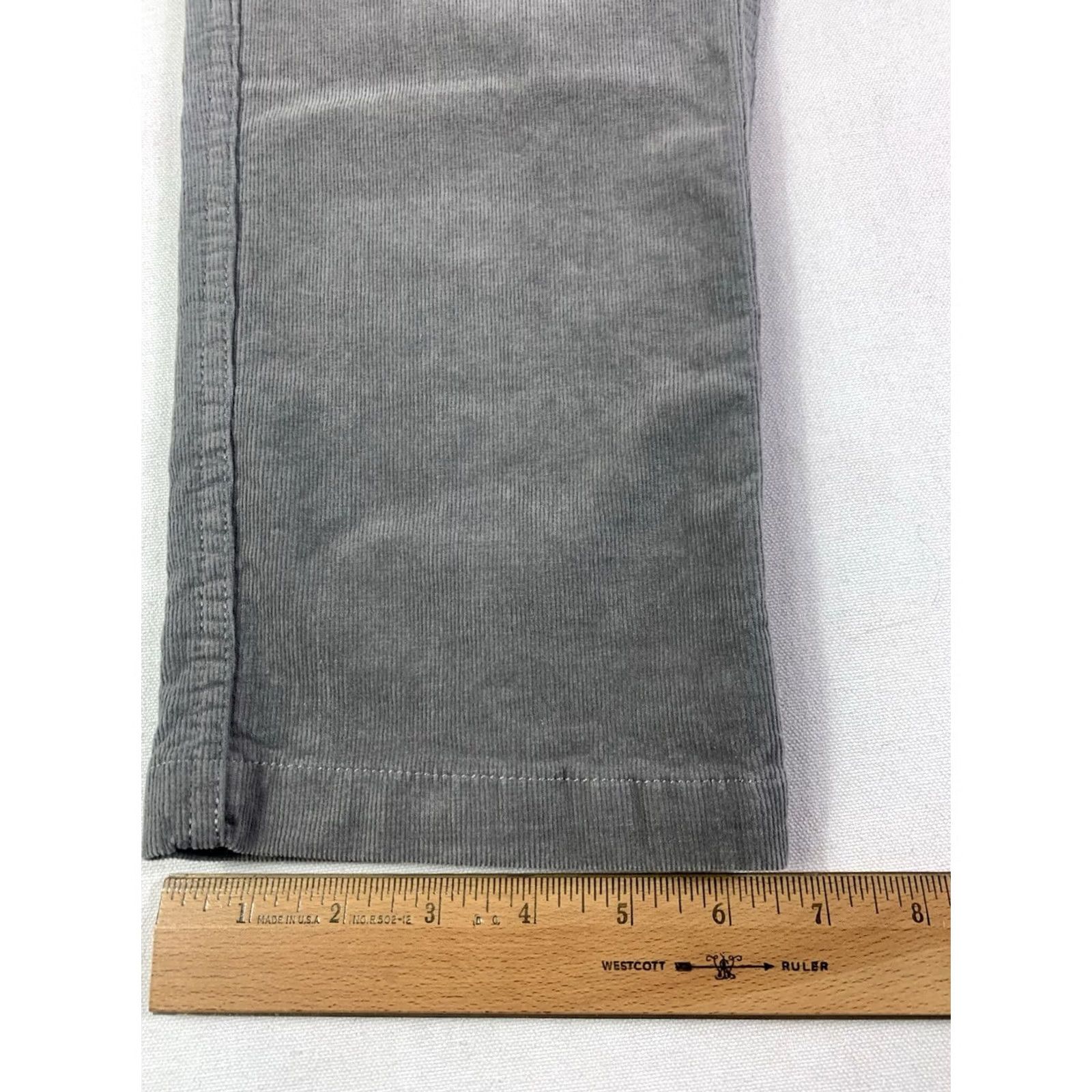 Vuori Vuori Pants Corduroy Gray Mens Large Elastic Drawstring V440 Stretch Size US 33 - 4 Thumbnail