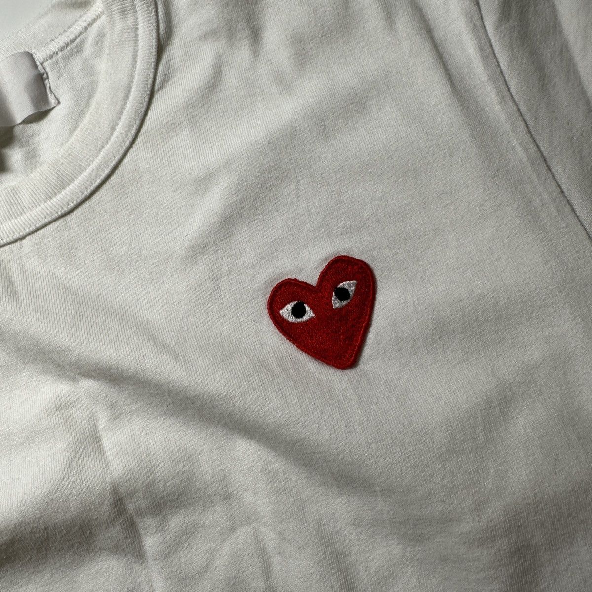 Comme des Garcons CDG play logo t shirt Size S / US 4 / IT 40 - 3 Thumbnail