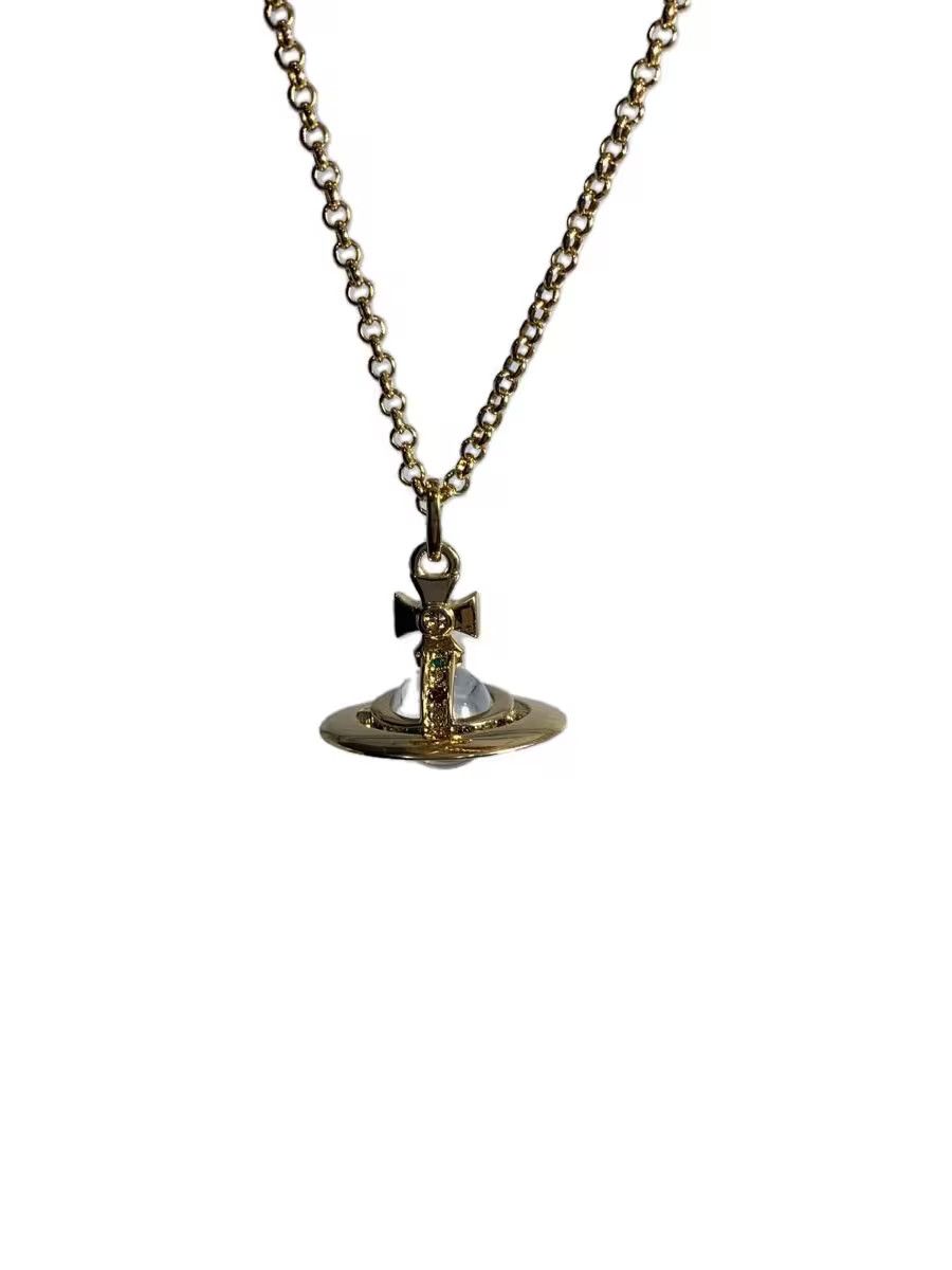 Vivienne Westwood 3D Crystal Orb Necklace Size ONE SIZE - 1 Thumbnail