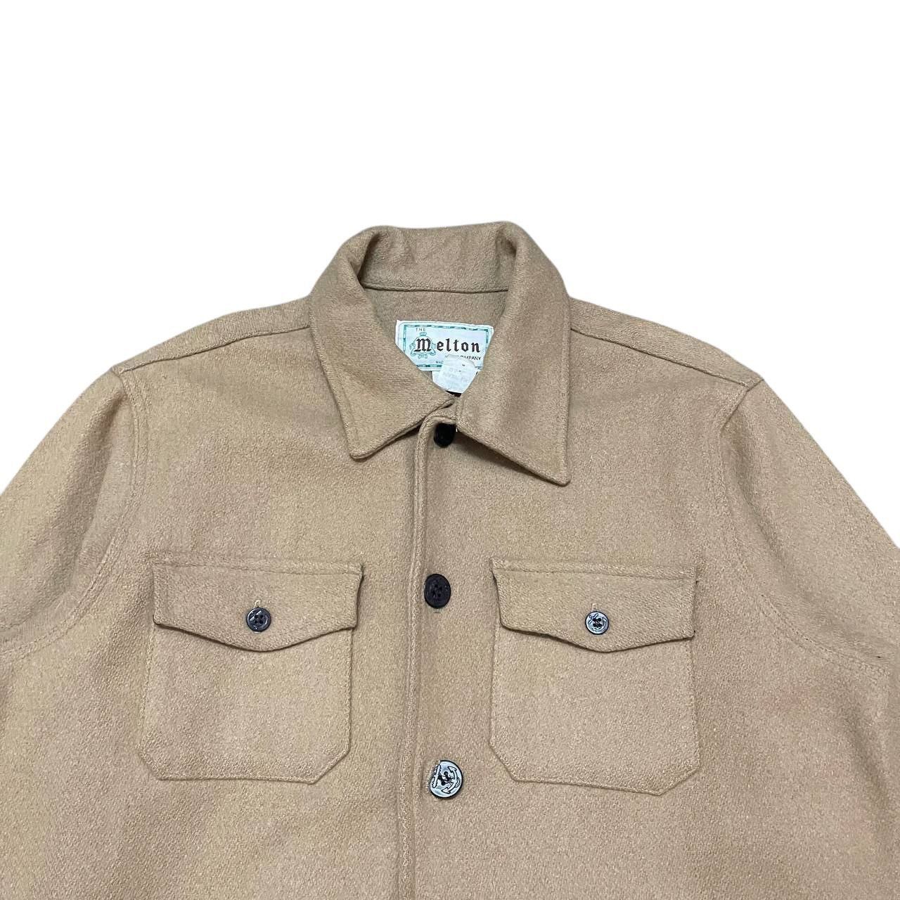 Vintage Vintage Melton Wool Jacket Size US L / EU 52-54 / 3 - 2 Thumbnail