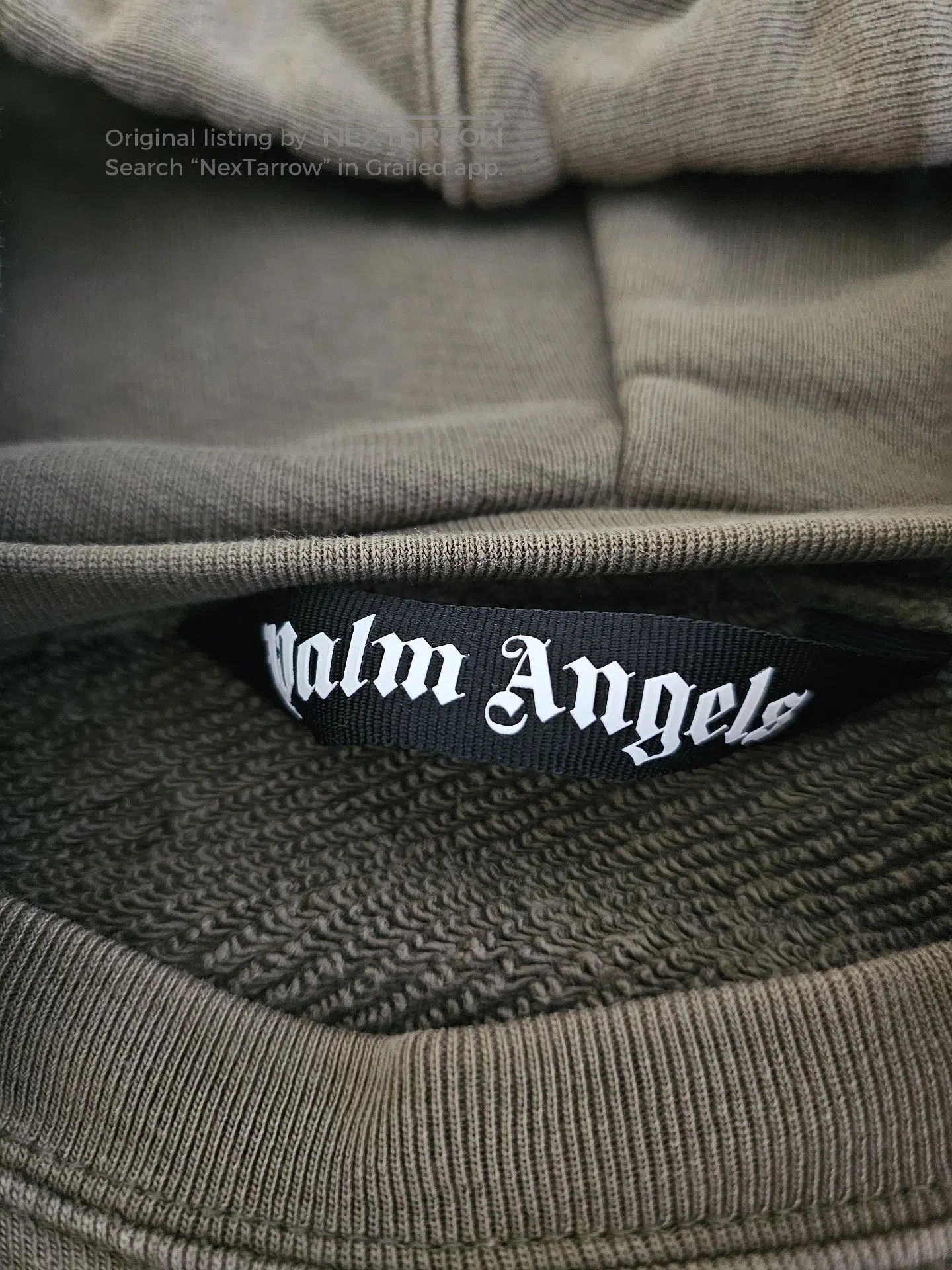 Palm Angels Paint Splatter Hooded Sweatshirt| in Green, Men's — image 3 of 6