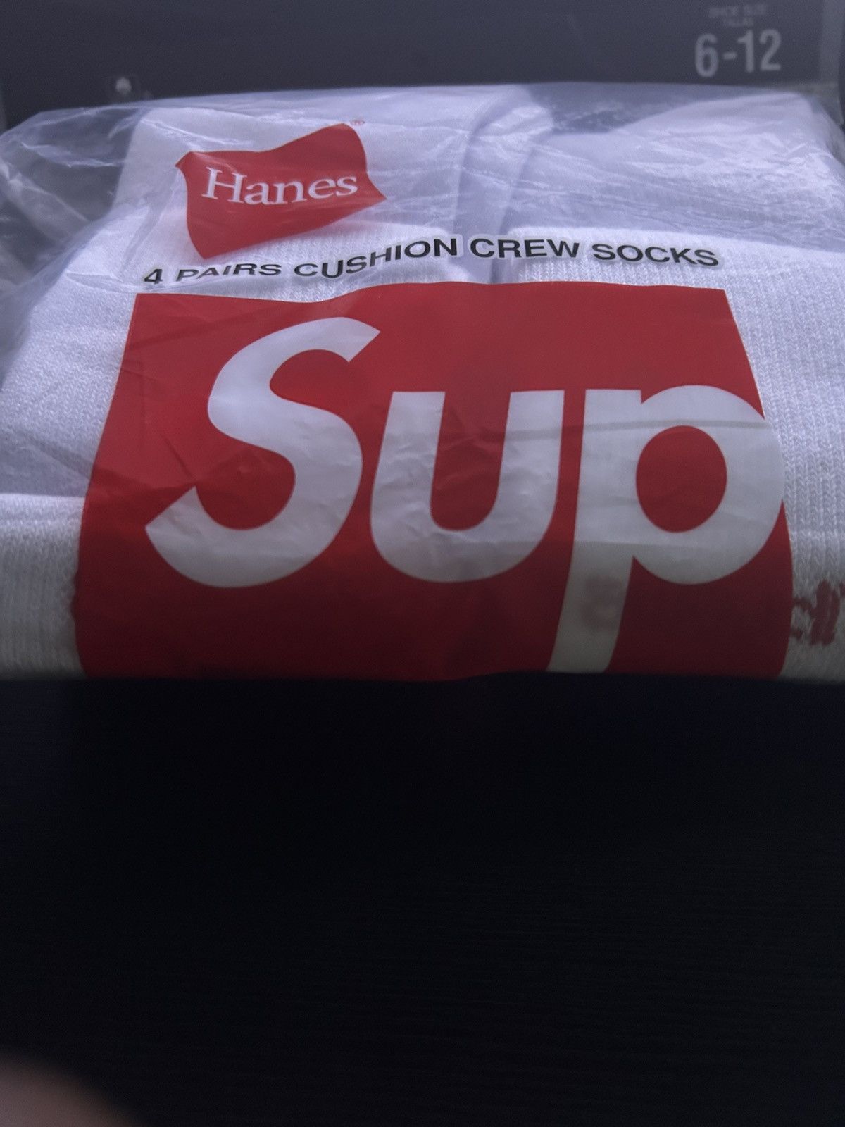 Hanes Supreme X Hanes Crew Socks (4 pack) Size ONE SIZE - 4 Thumbnail