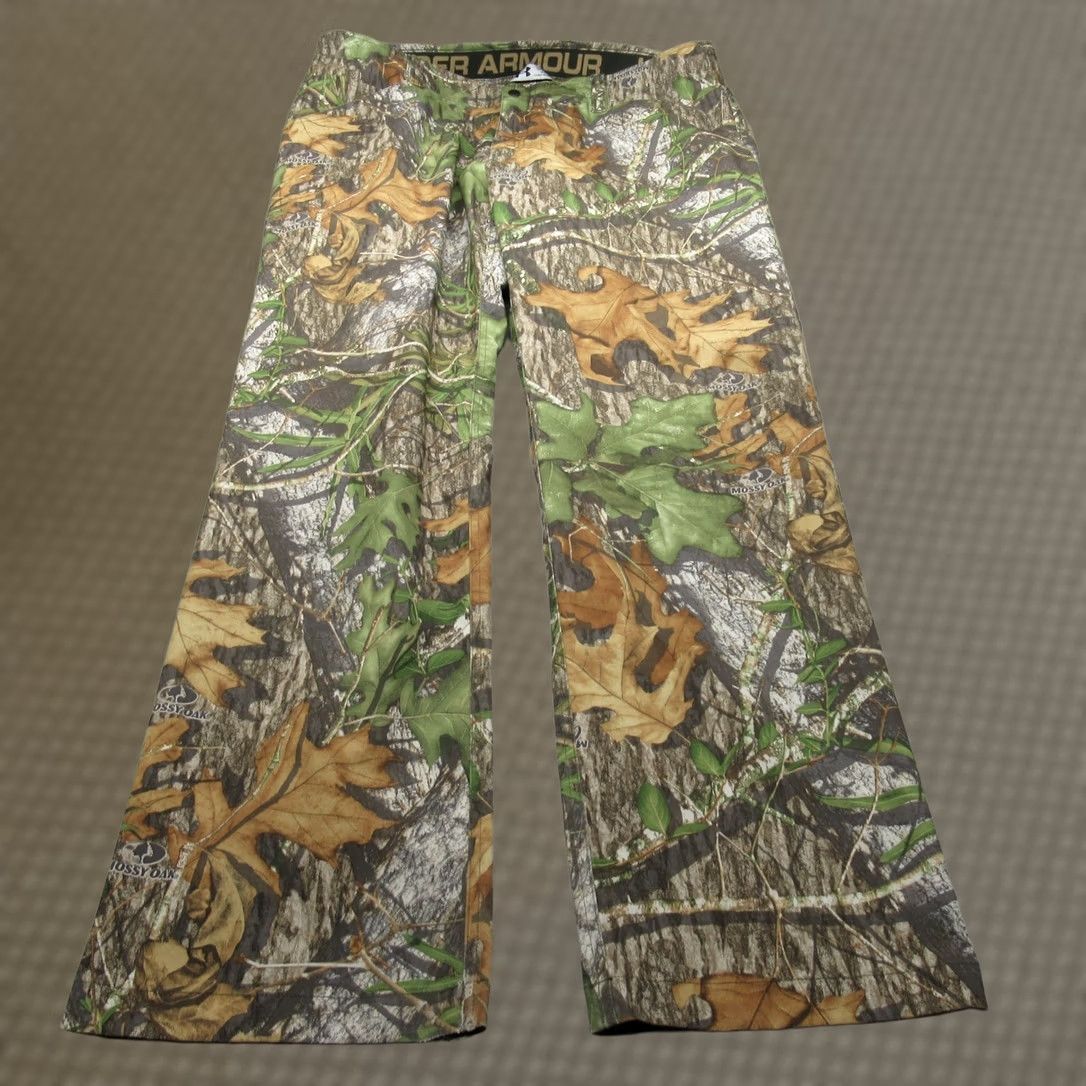 Under Armour Under Armour Pants Men 40x33 Mossy Oak Obsession Storm Camo Water Resistant Boot Size US 40 / EU 56 - 1 Thumbnail
