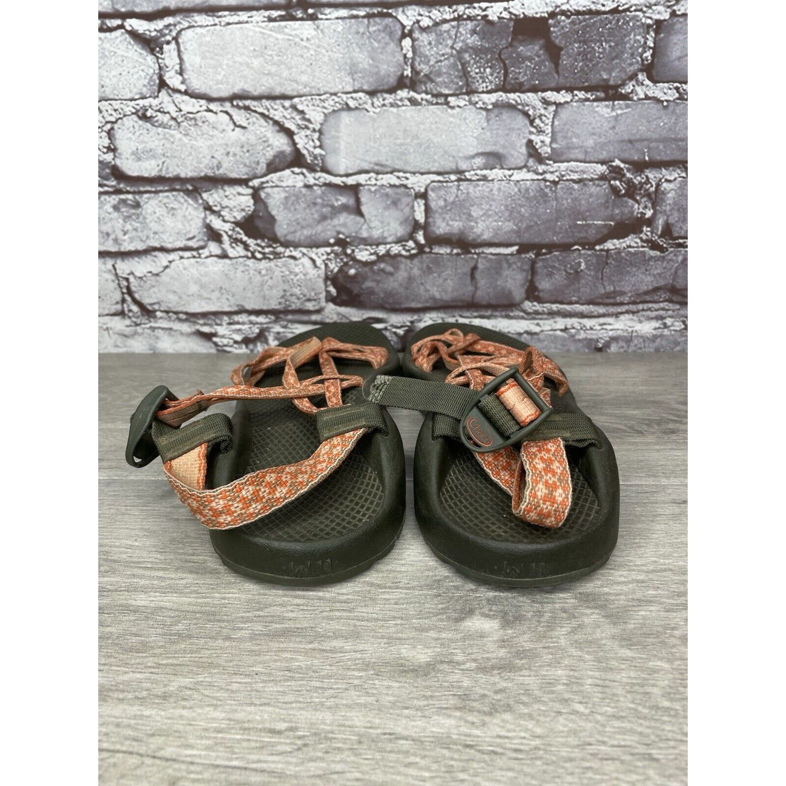 Chaco Chaco Orange Nylon Textile Hiking Toe Ankle Strap Sandals Wo Size US 11 / IT 41 - 4 Thumbnail
