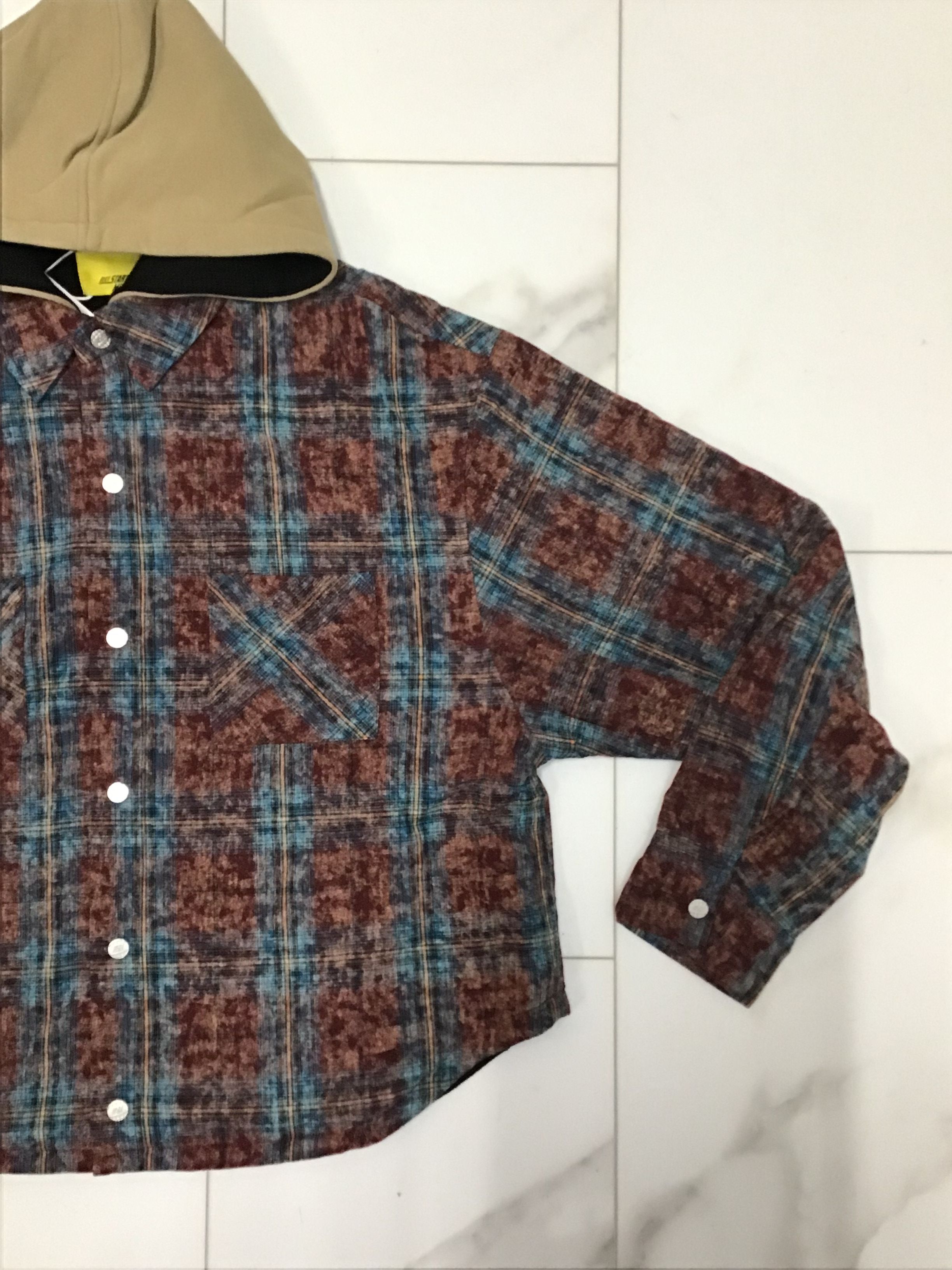 Diet Starts Monday DIET STARTS MONDAY Eagle Hooded Flannel Size US XL / EU 56 / 4 - 3 Thumbnail