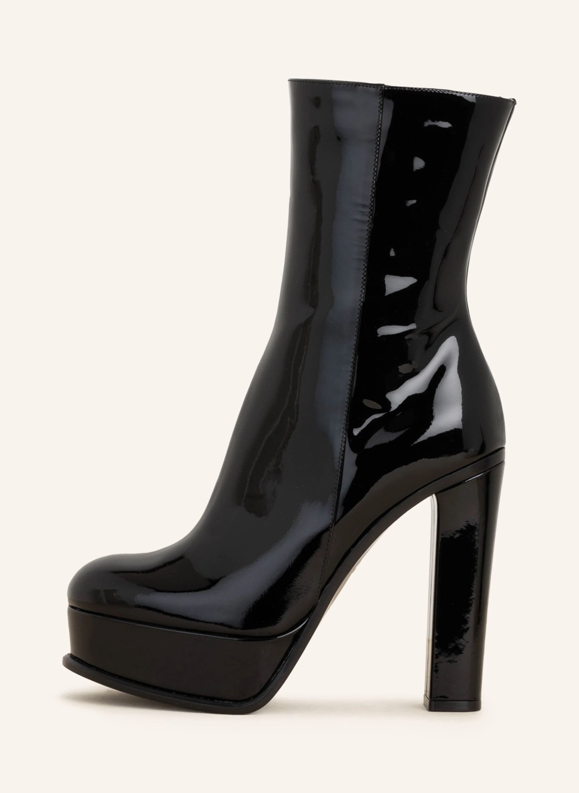 Alexander McQueen o1y0225 Ankle Boots in Black Size US 8 / IT 38 - 3 Thumbnail